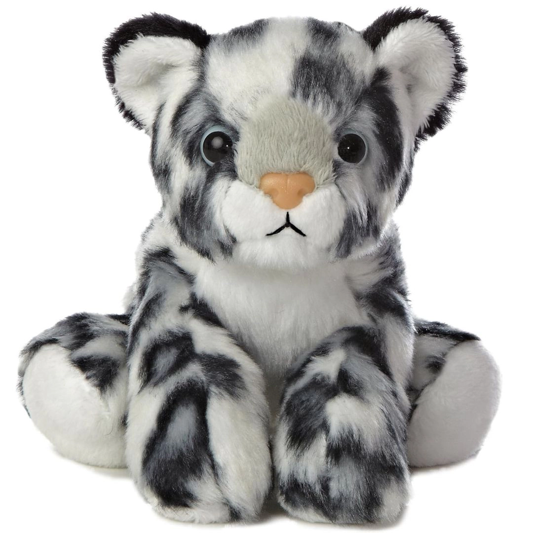 Aurora Mini Flopsie Snow Leopard 8-Inch Stuffed Animal Plush