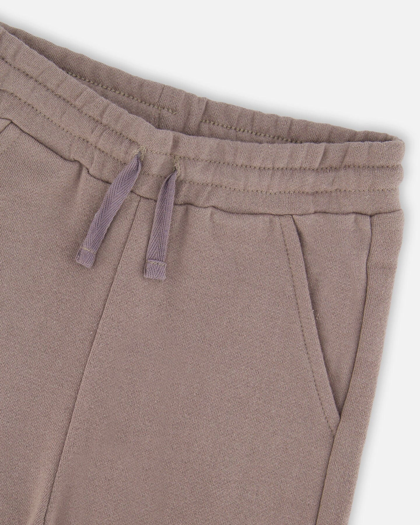 Deux par Deux Boys French Terry Drawstring Waist Cargo Pocket Sweatpants
