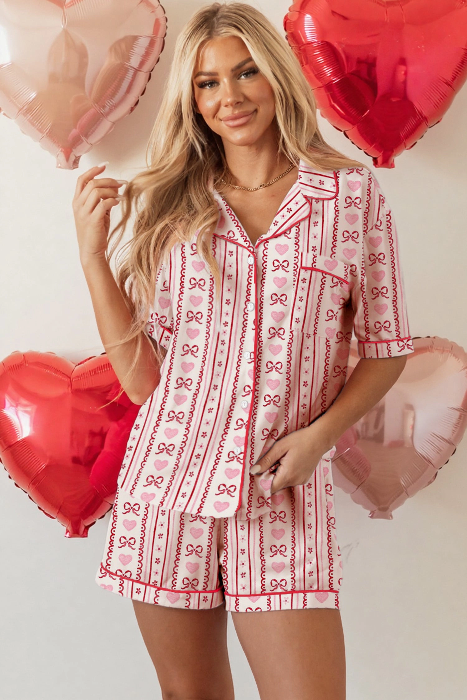 Threaded Pear Women's Sienna Short 2pcs Pajama Set