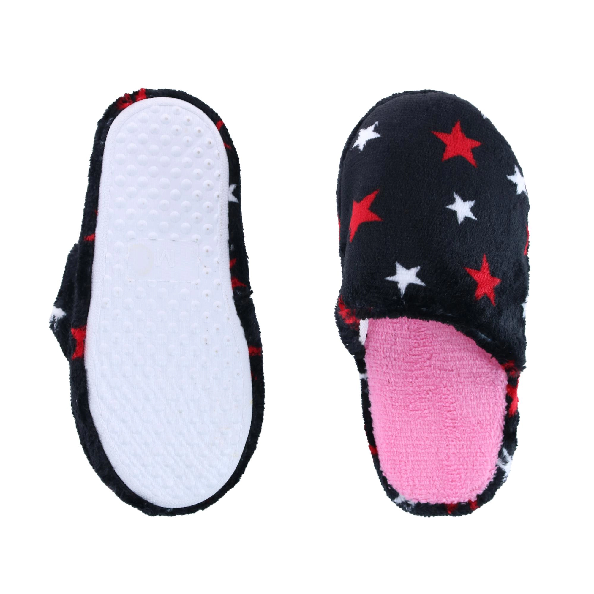 CTM Girl's Night Star Slip On Slippers