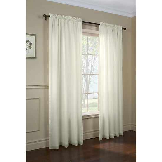 Commonwealth Thermavoile Rhapsody Lined Tailored Pole Top Curtain