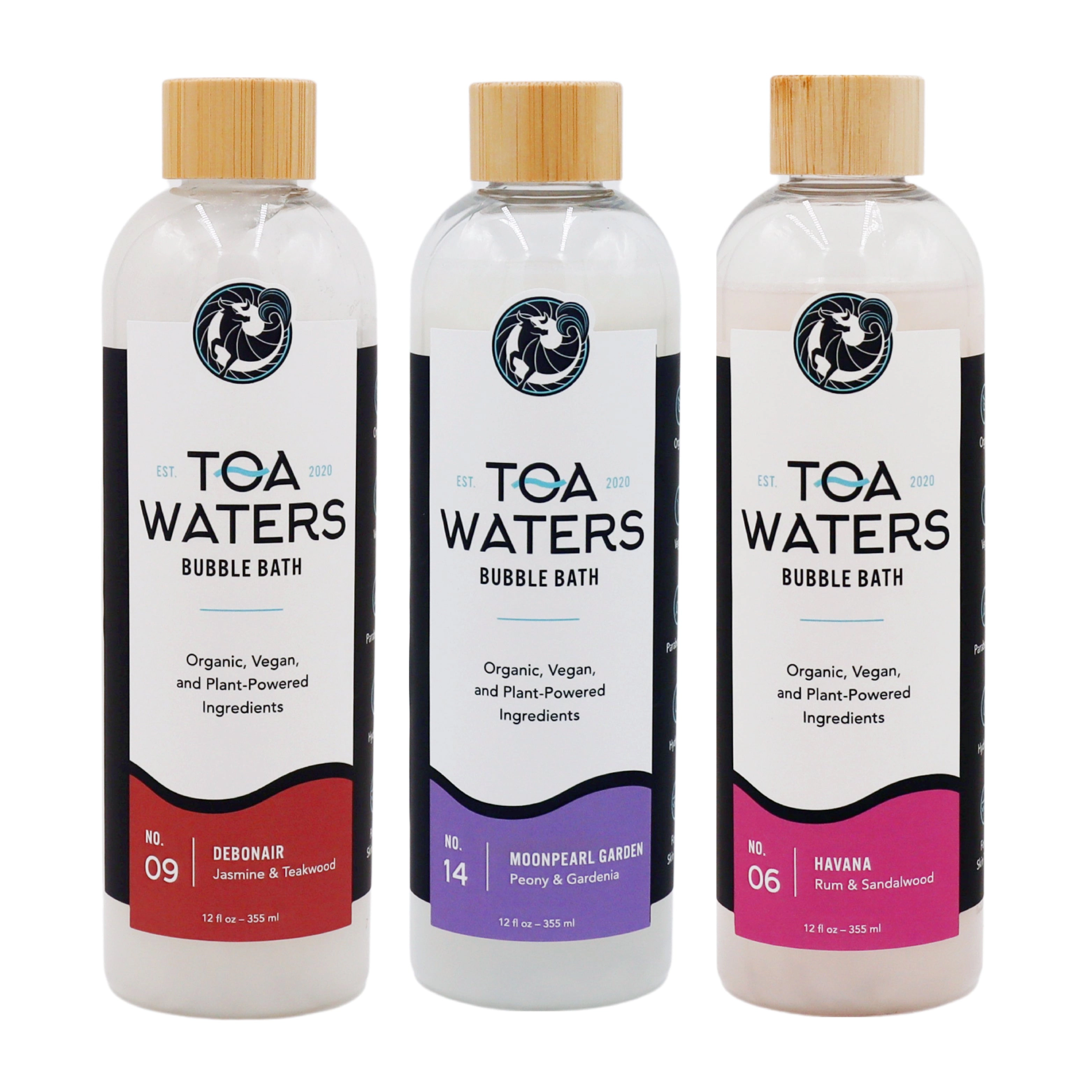 TOA Waters Unisex Bubble Bath Series - Flourish Fragrance - 3 Pack