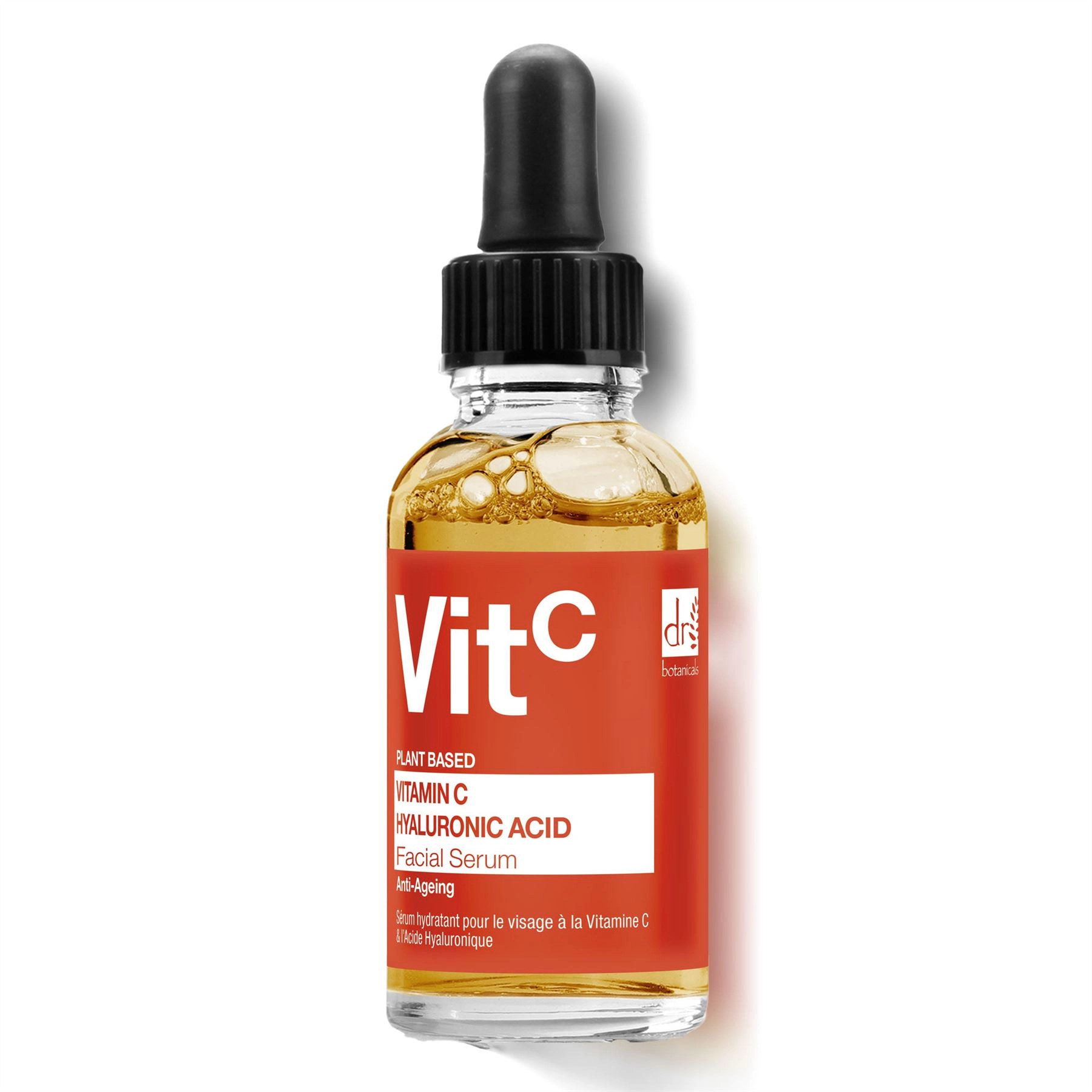 Dr Botanicals Vitamin C 5% & Hyaluronic Acid 2% Hydrating Facial Serum 30ml