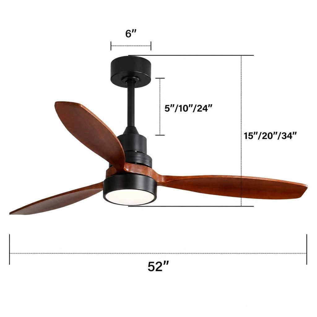 ELEMENT ACE 52 Inch Modern Ceiling Fan