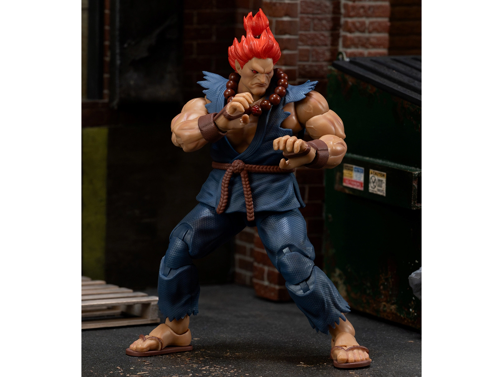Jada Akuma 6" Moveable Figure With Accessories And Alternate Head And Hands "Ultra Street Fighter Ii: The