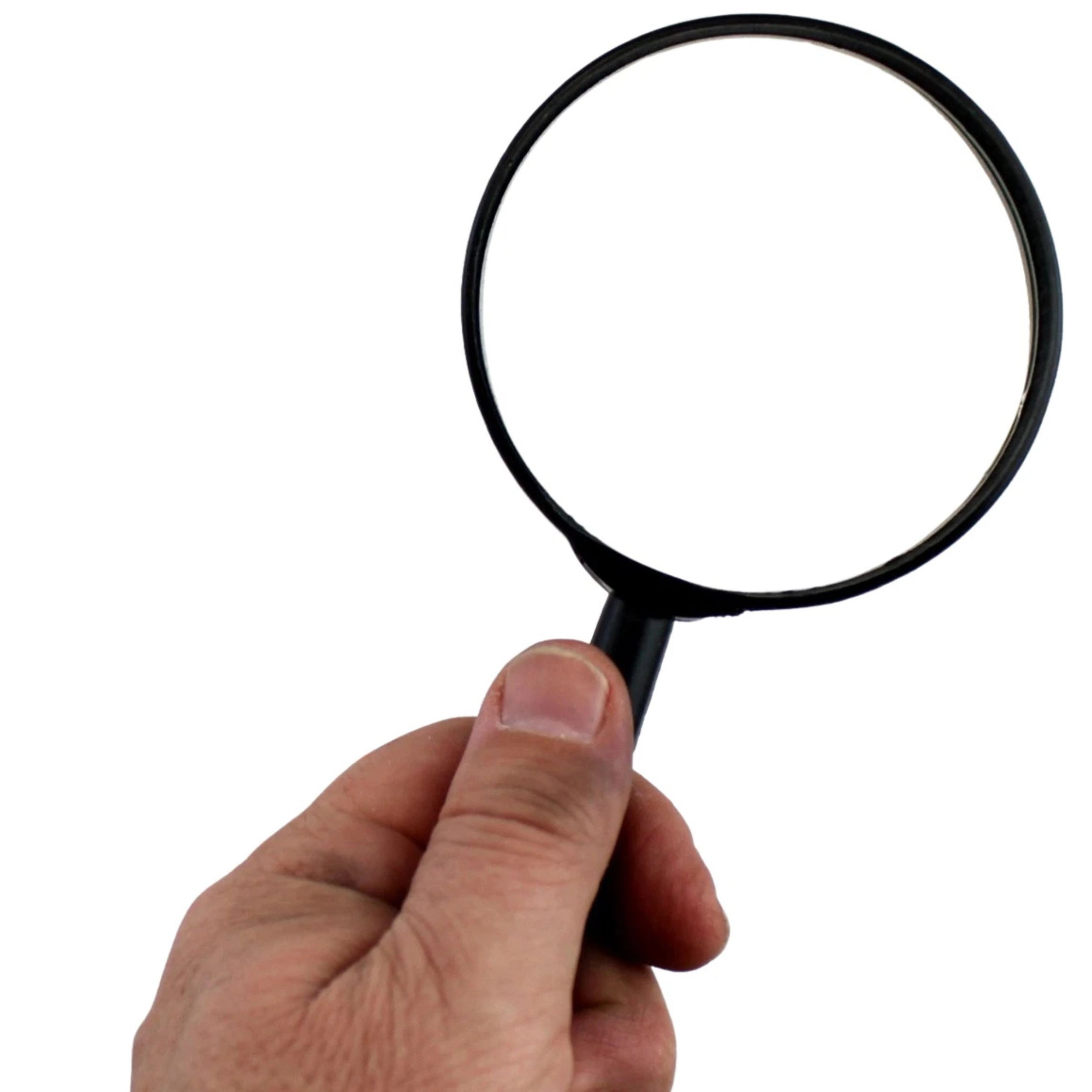 Home Collection Pack of 3, 4X Handheld Magnifying Glasses with 3" Glass Lens