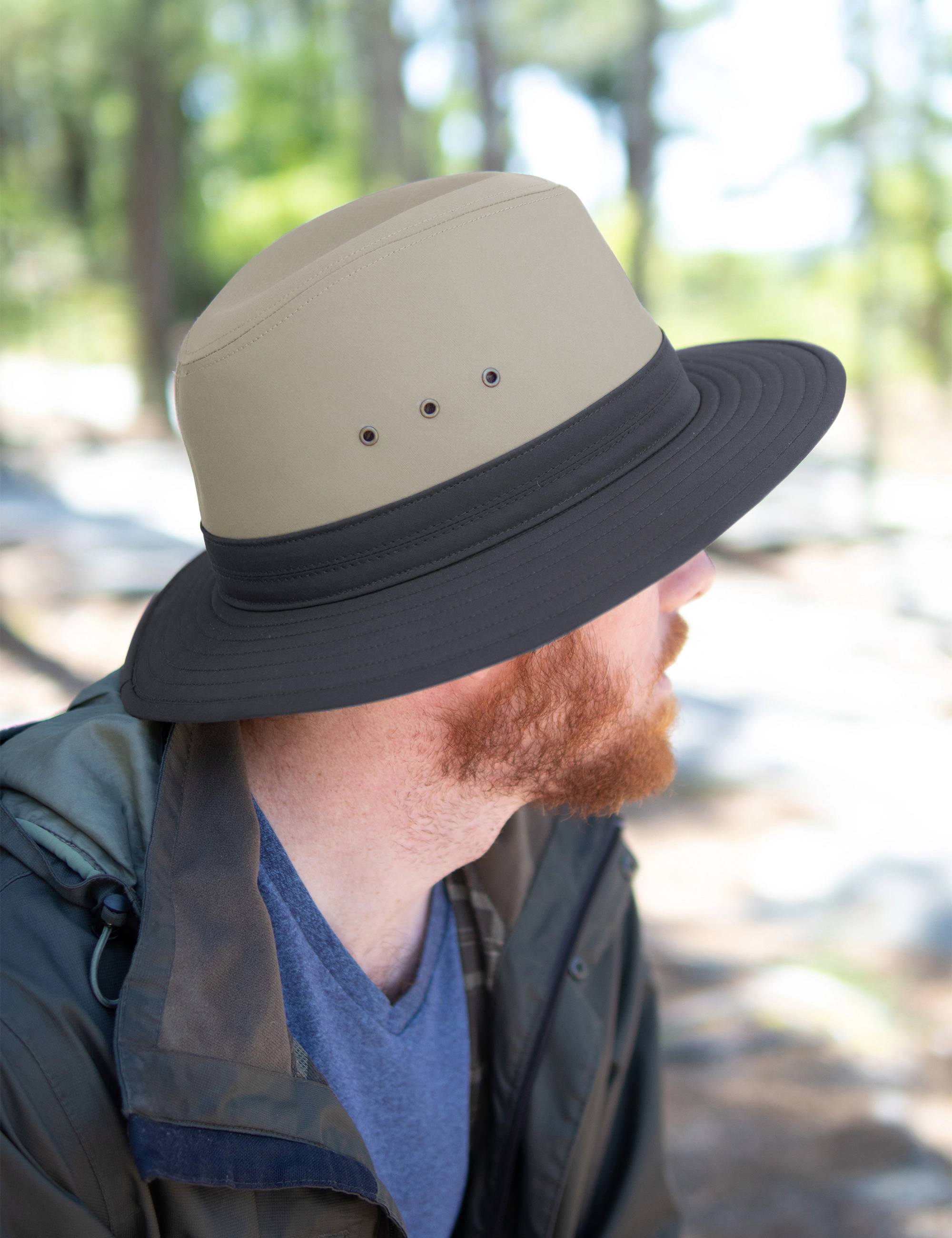 KANUT SPORTS Bryce Safari Hat - UPF 50+ Water-Repellent Hiking for Men