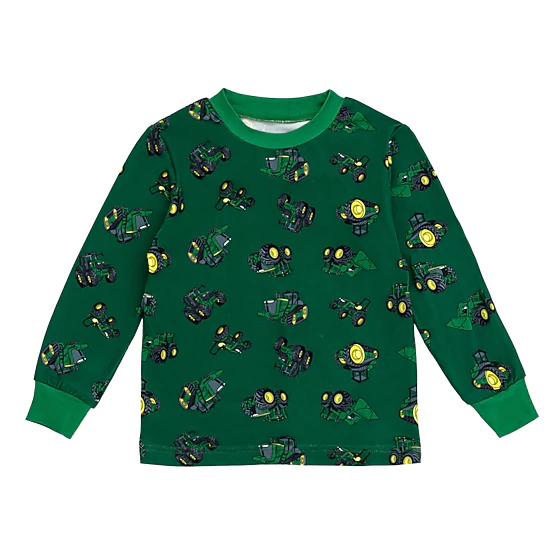 John Deere Boys' Pajama Shirt and Pants Set