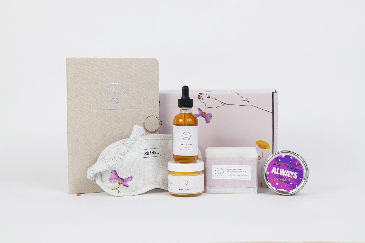Lizush  Pregnancy Gift Box - New Mom Gift Set with Natural products for an expecting Mother