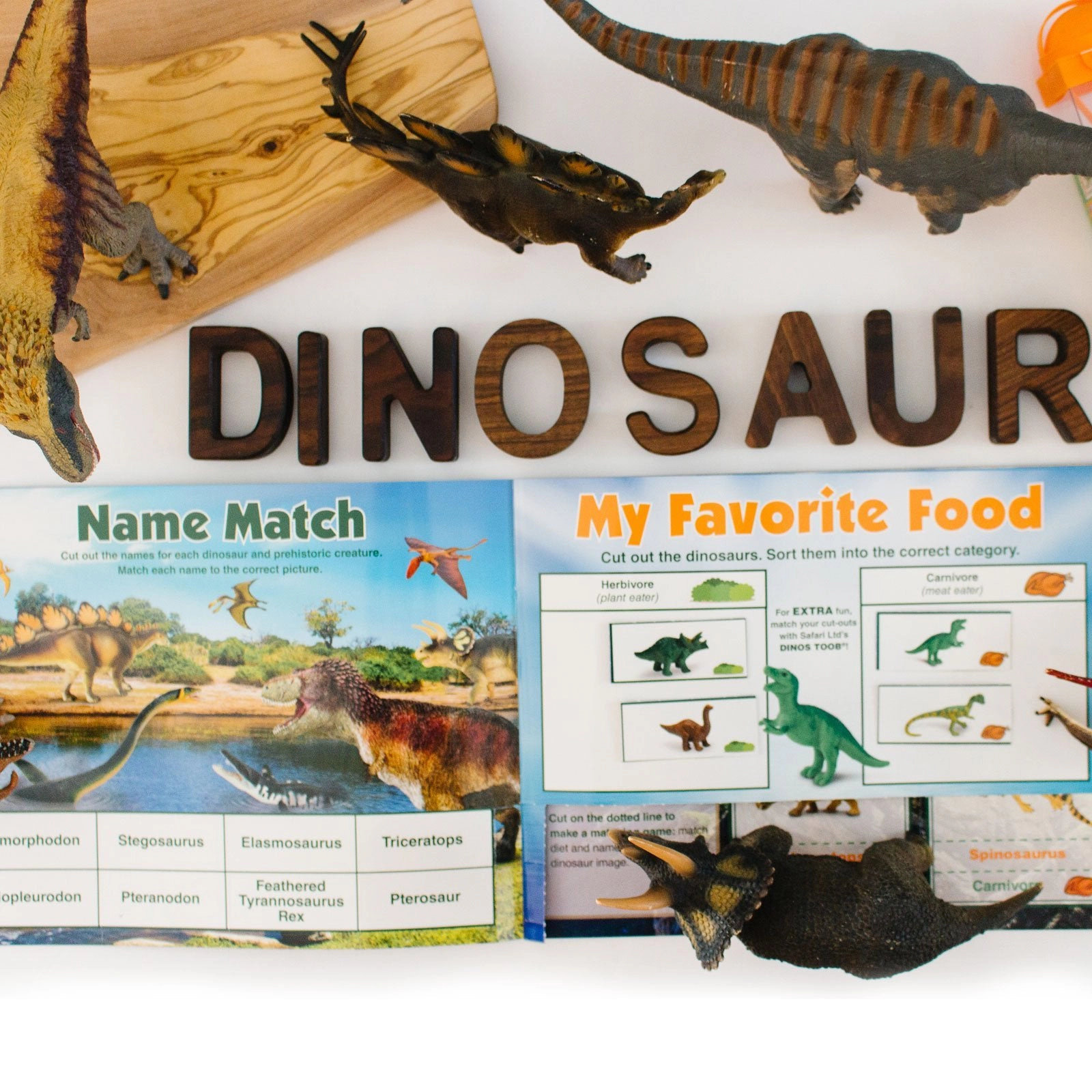 Safari Ltd. -  Dinosaur Activity Book For Kids