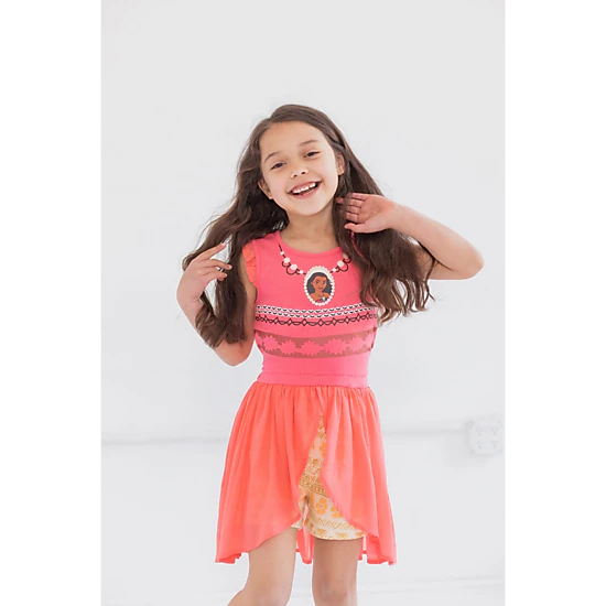 Disney Princess Girls' Cosplay Skirt Overlay Romper