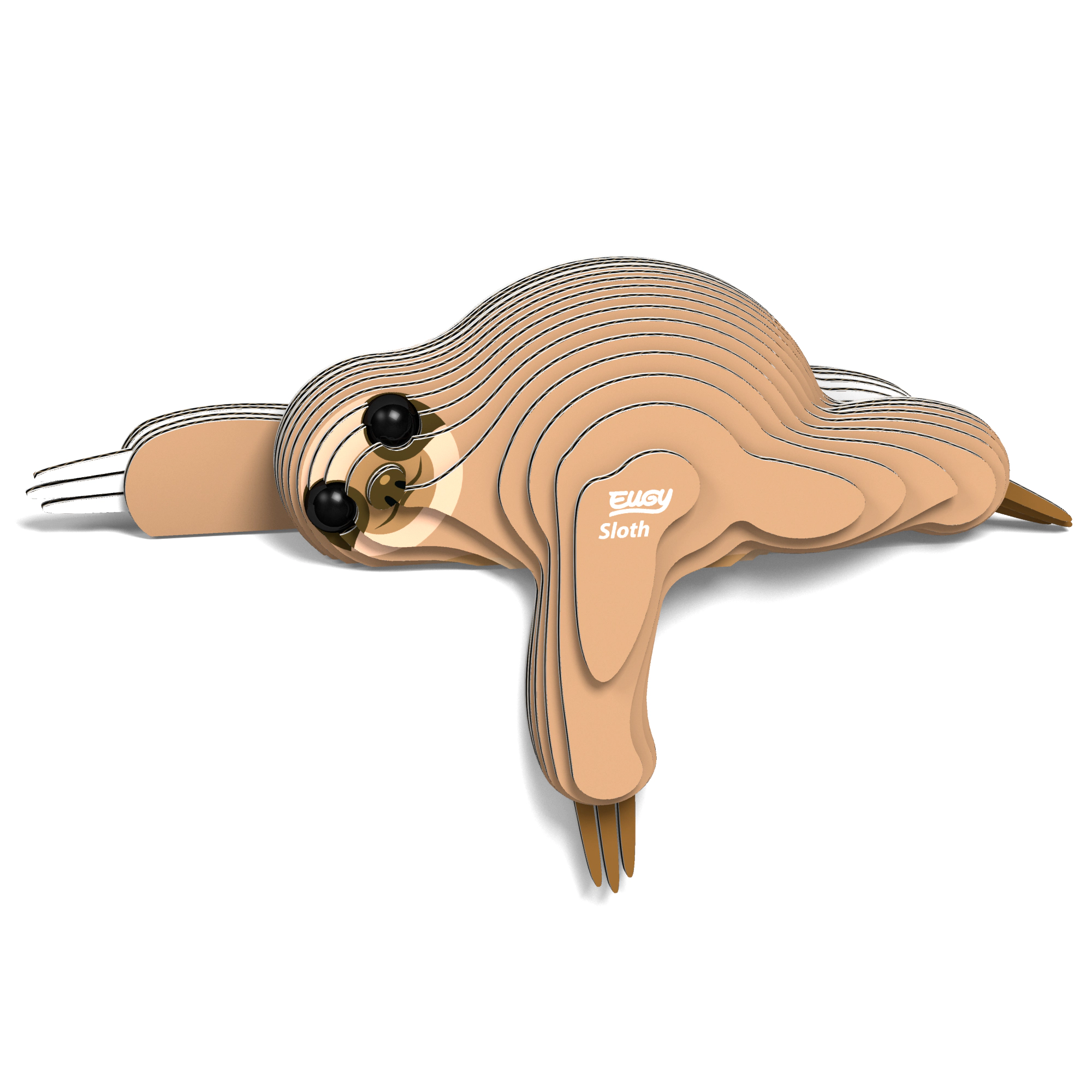 EUGY Sloth 3D Puzzle - contains 23 puzzle pieces