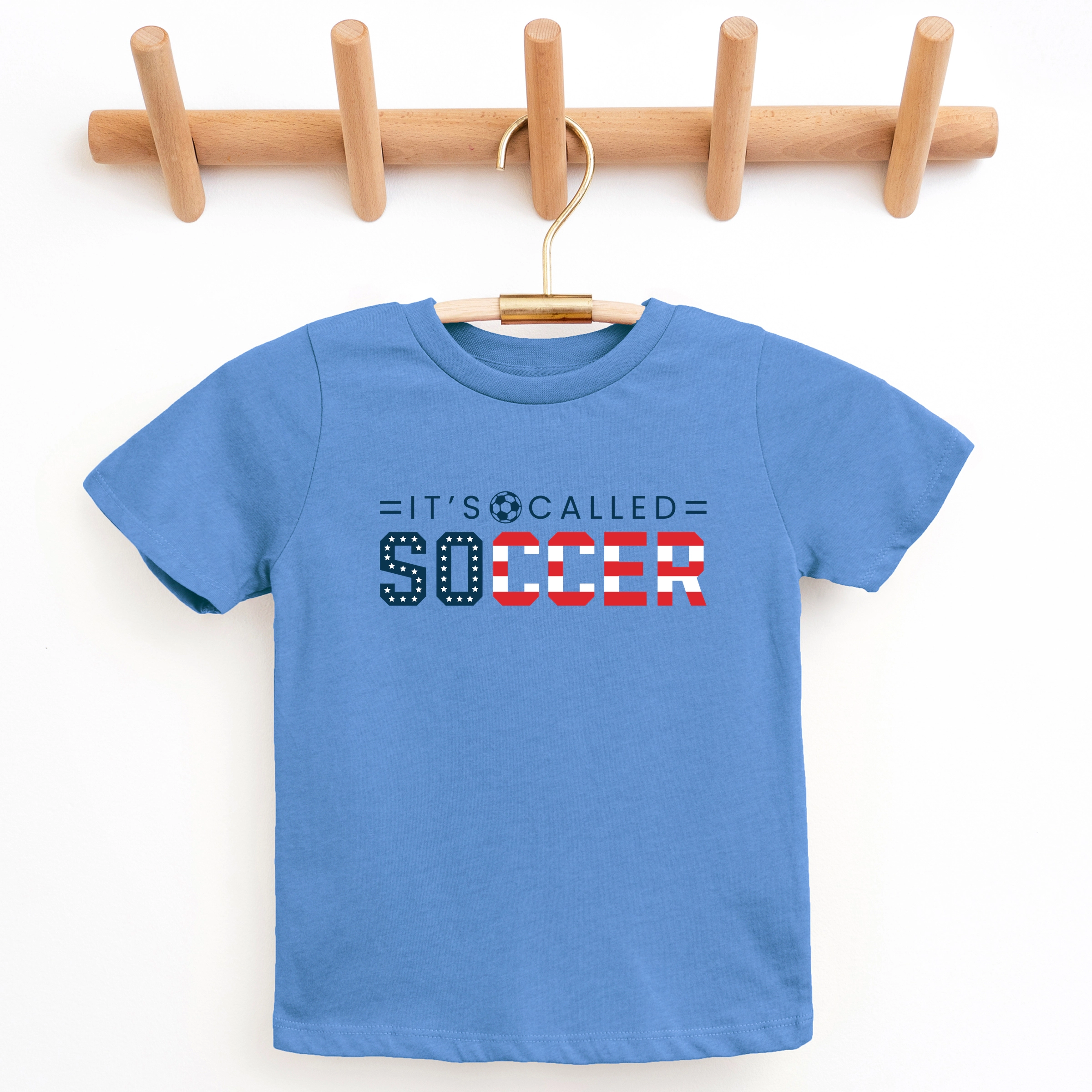 The Juniper Shop - Youth Short Sleeve Graphic T-Shirt It's Called Soccer USA