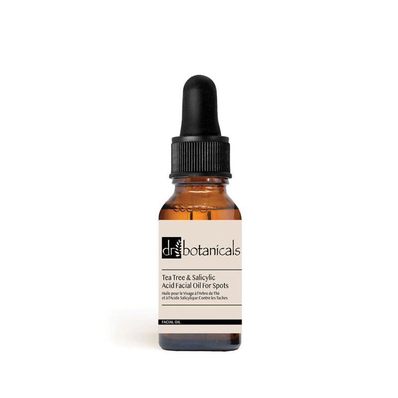 Dr Botanicals Eucalyptus & Tea Tree Facial Oil with Salicylic Acid for Acne, Blemishes & Large Pores