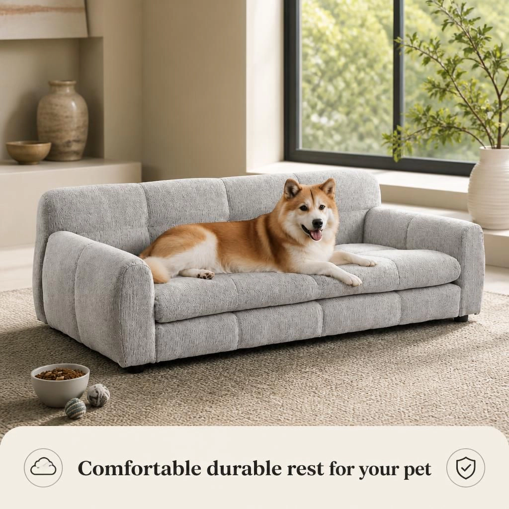 GOODSILO Supportive Durable Foam Pet Bed