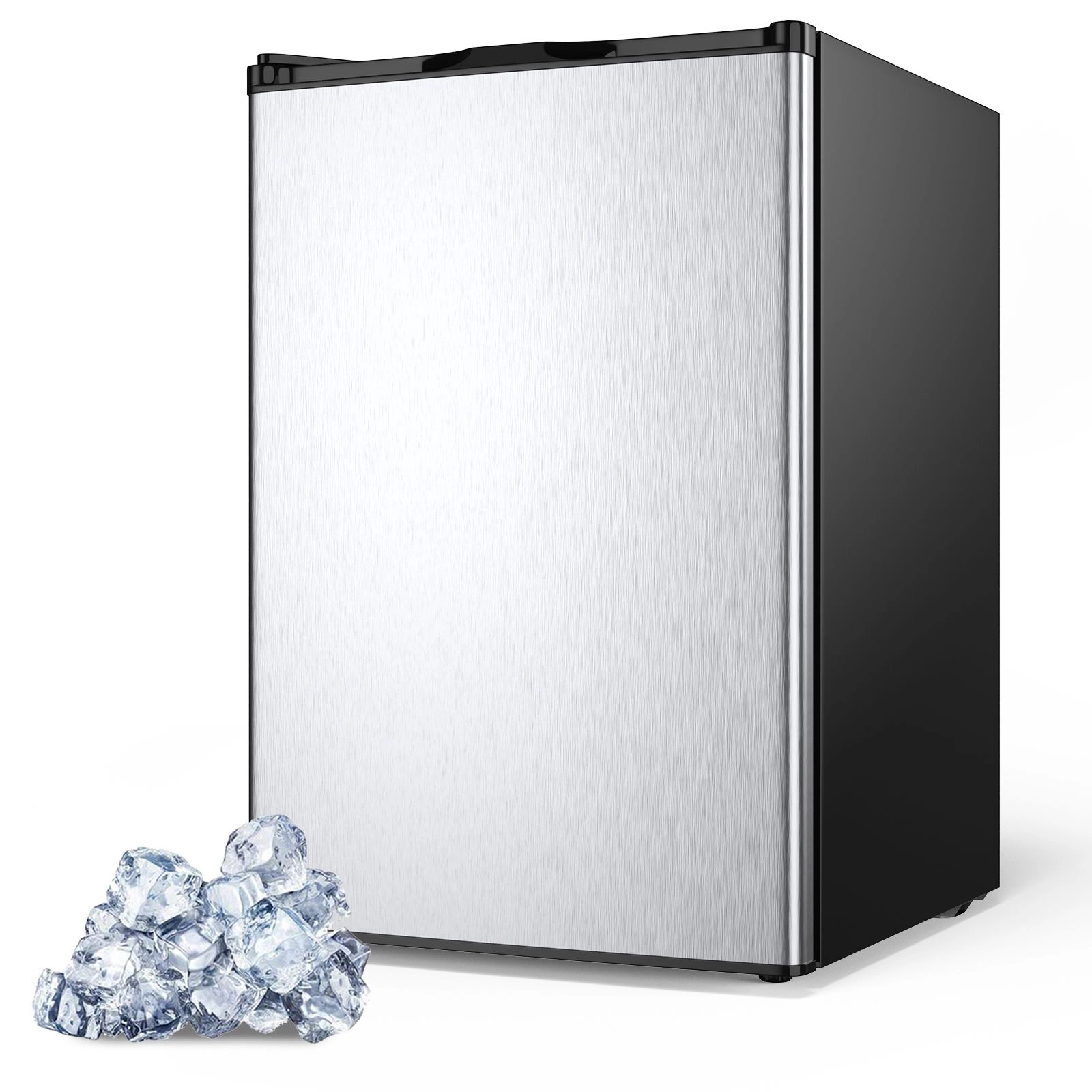 SlickBlue Compact Upright Freezer, 3.0 Cu Ft, 2 Chrome Shelves