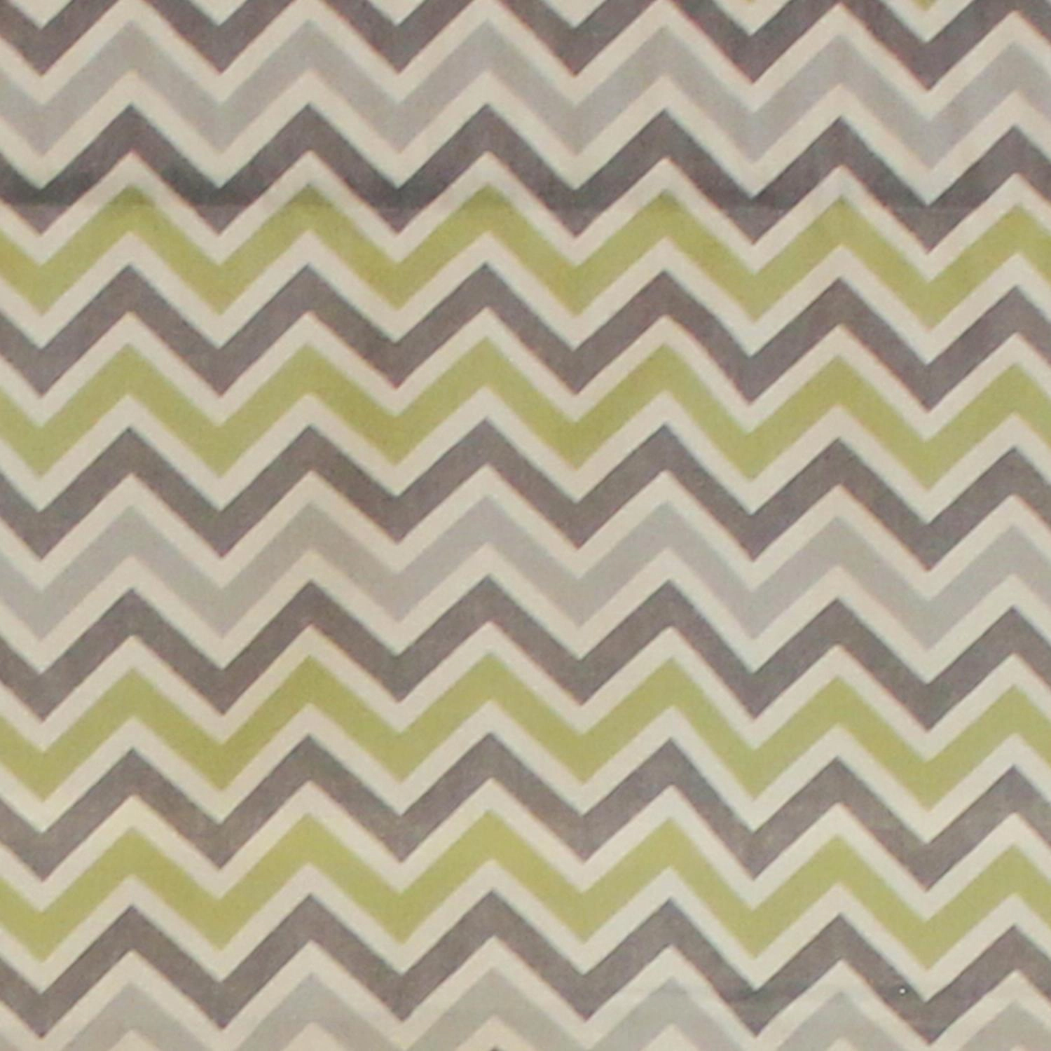 RLF Home See Saw Tailored 100% Cotton with Fully Lined 3" Rod Pocket Valnance for Windows 50" x 14" Fern Green