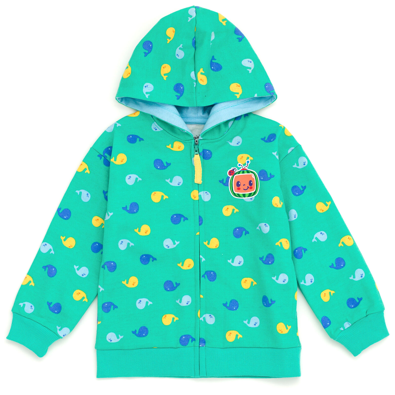 Cocomelon Boys' Fleece Zip-Up Hoodie