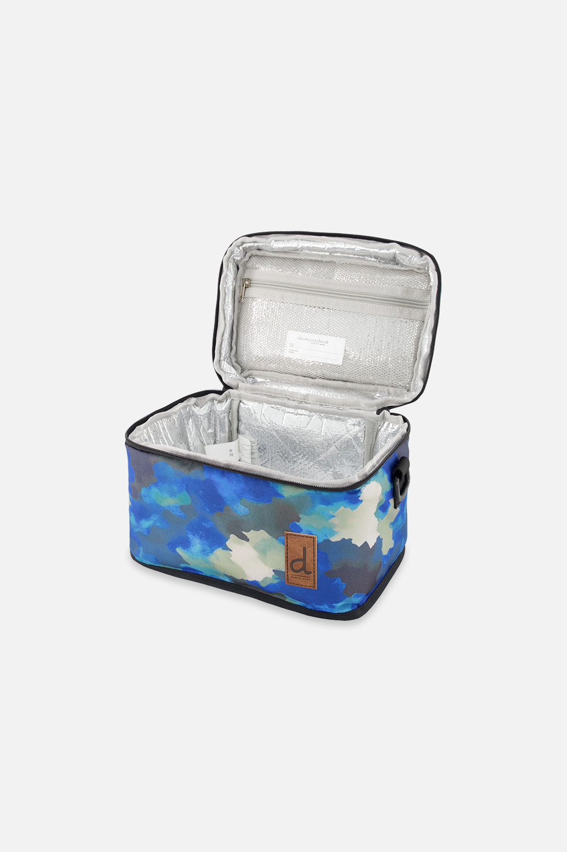 Deux par Deux Boys Insulated Camouflage Print Lunch Box with Removable Shoulder Strap