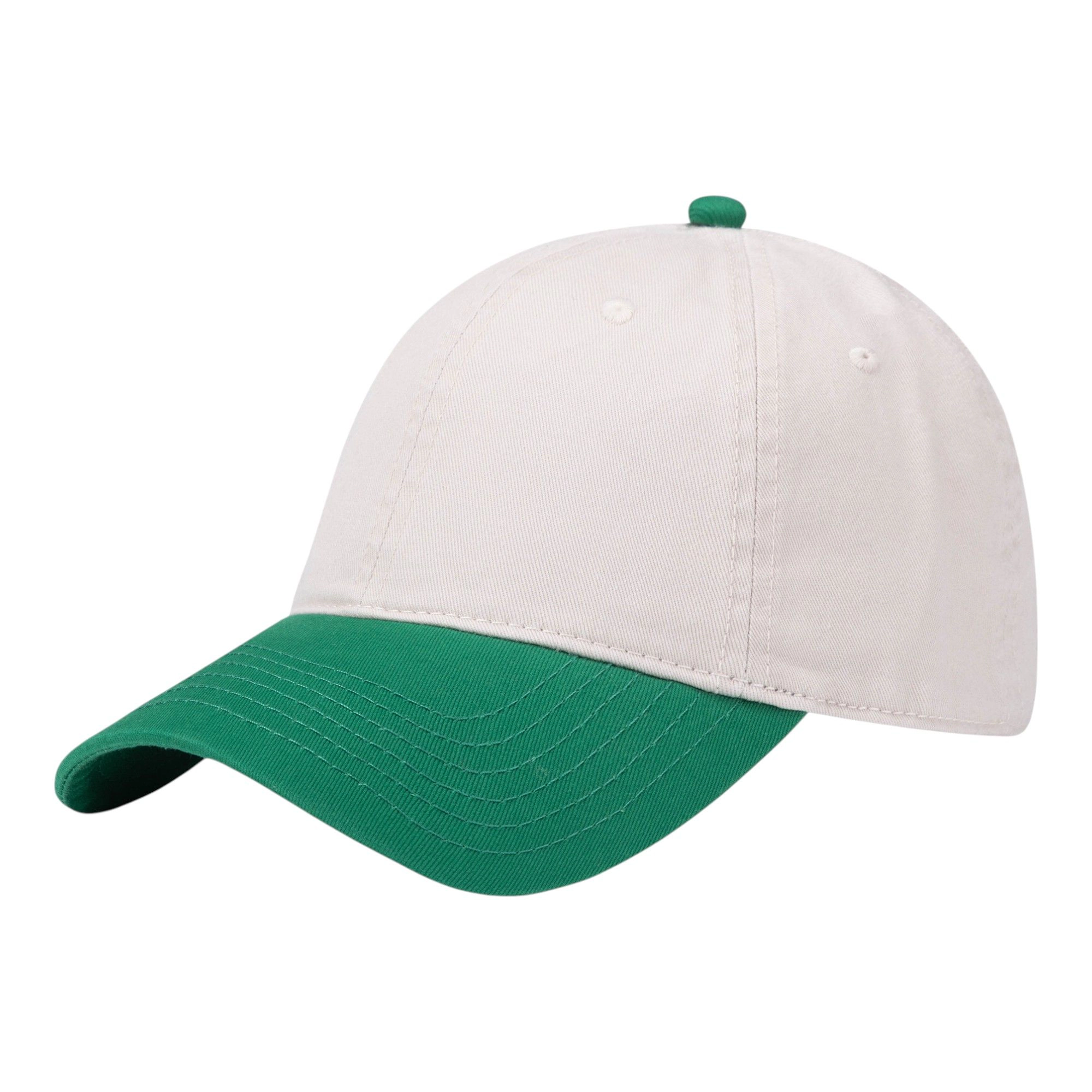 Anna-Kaci Women's Unisex Classic Two-Tone Baseball Cap with Curved Brim and Adjustable Buckle Strap