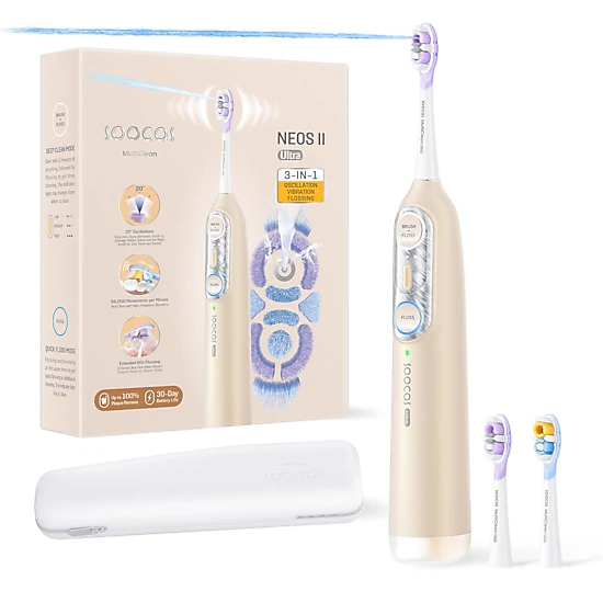 Soocas NEOS II Ultra 3-in-1 Electric Toothbrush with Water Flosser