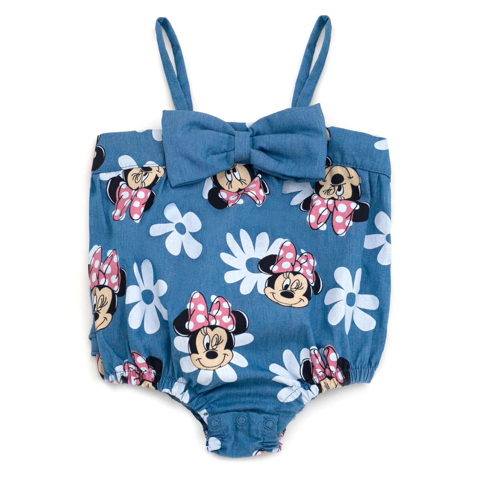 Disney Minnie Mouse Baby Girls' Sleeveless Bubble Romper
