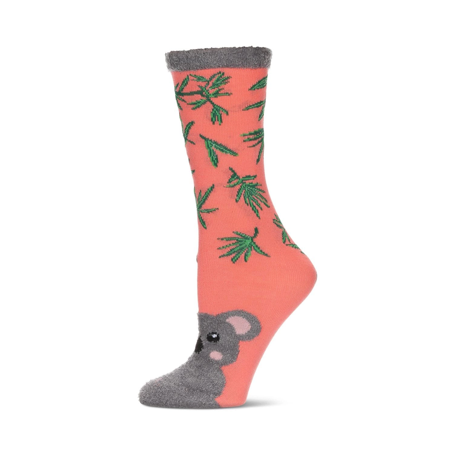 MeMoi Women's Foot Pet Koala Crew Socks