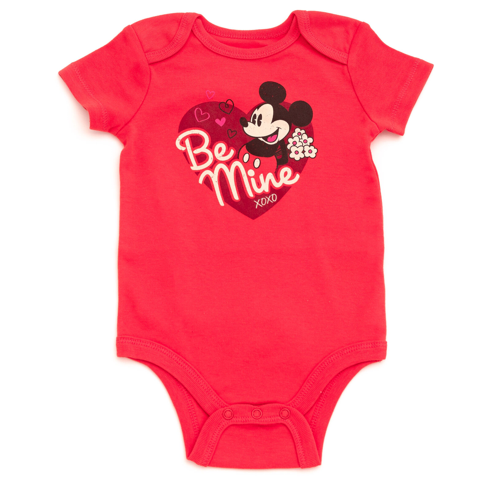 Disney Mickey Mouse & Friends Baby Holiday Short Sleeve Bodysuit