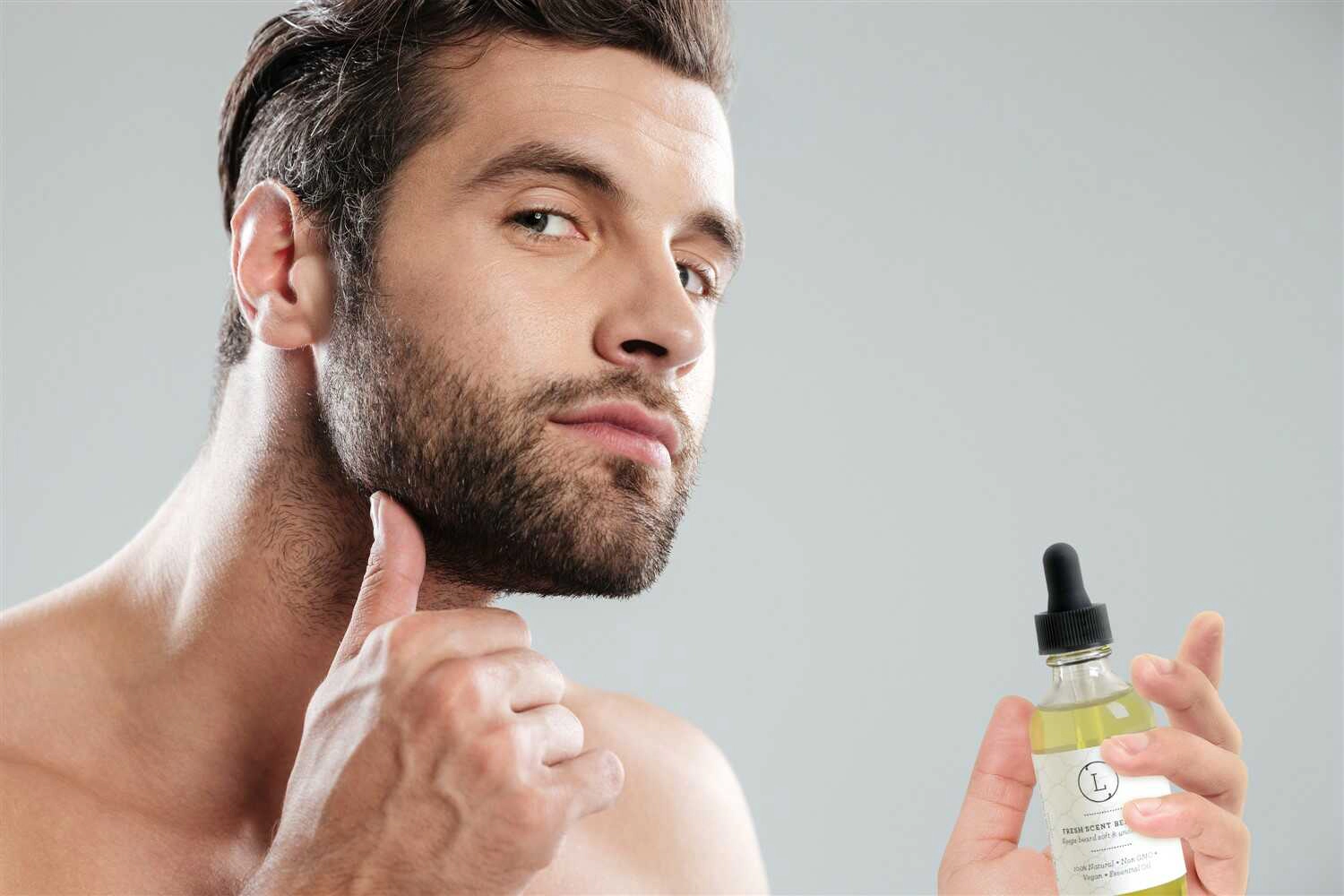 Lizush  Natural Handmade Beard Oil - 2 oz, Non-Greasy Beard Softener and Moisturizer