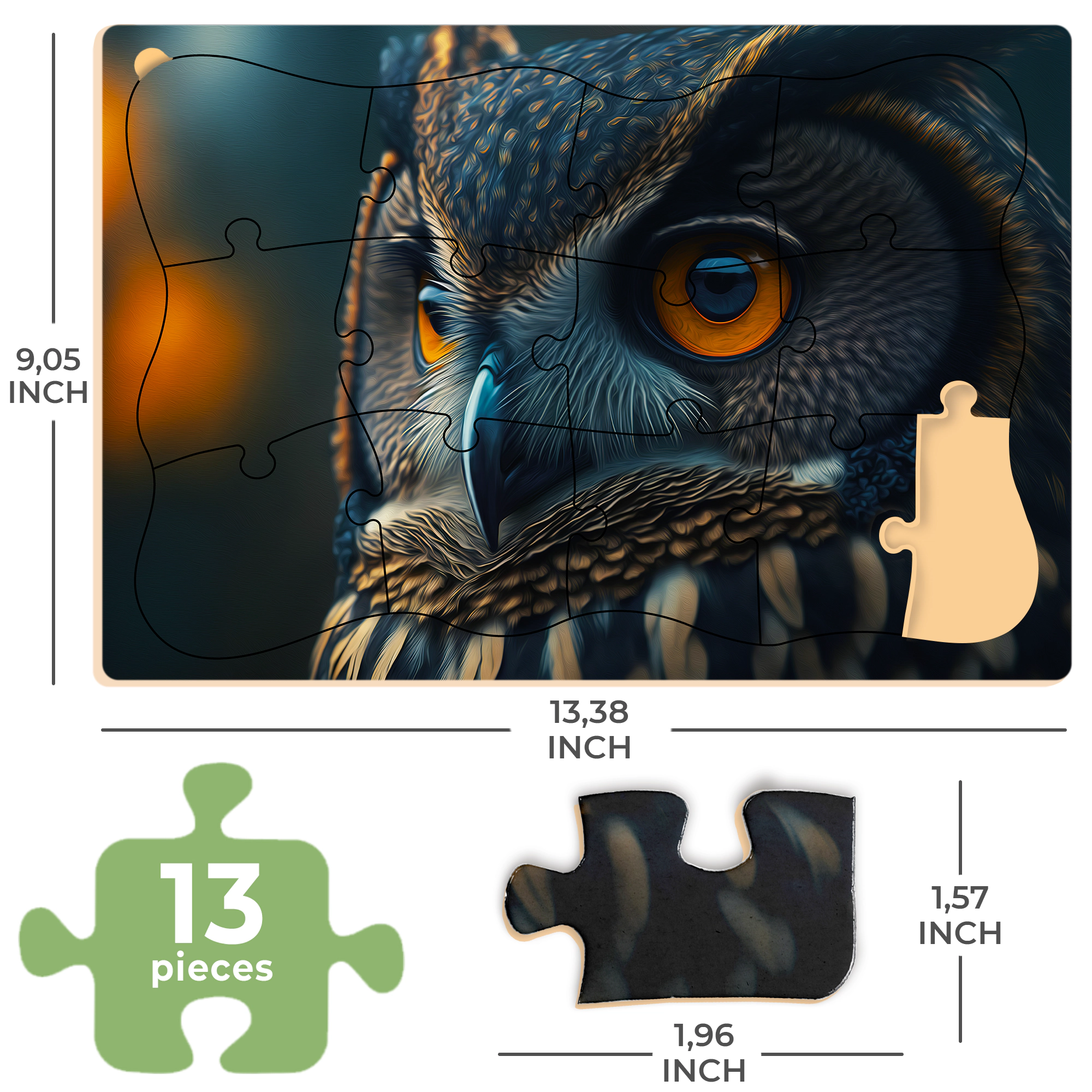 QUOKKA Dementia Jigsaw Puzzles for Seniors, Large Piece Cognitive Adults, Animals & Nature