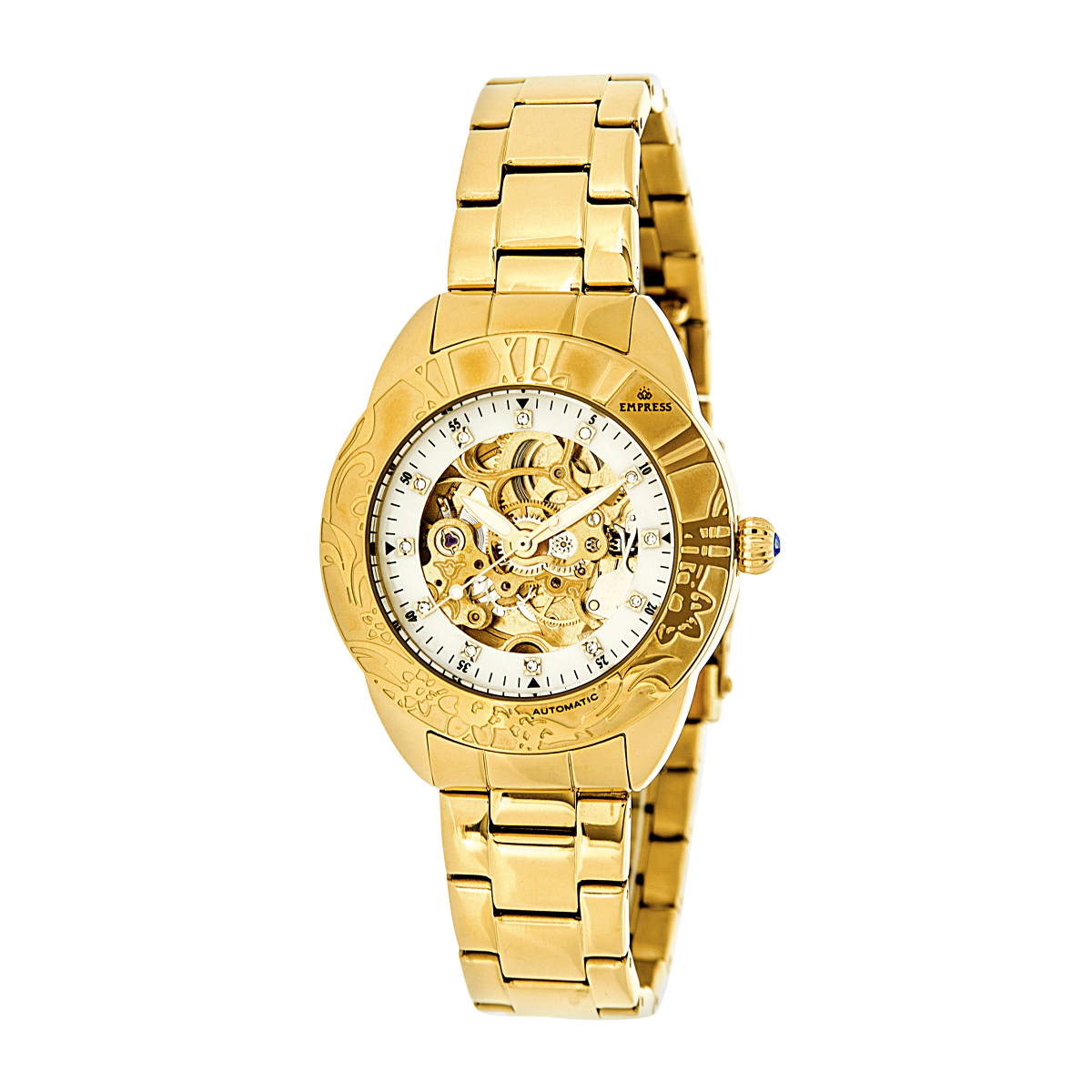 Empress Godiva Automatic MOP Bracelet Watch