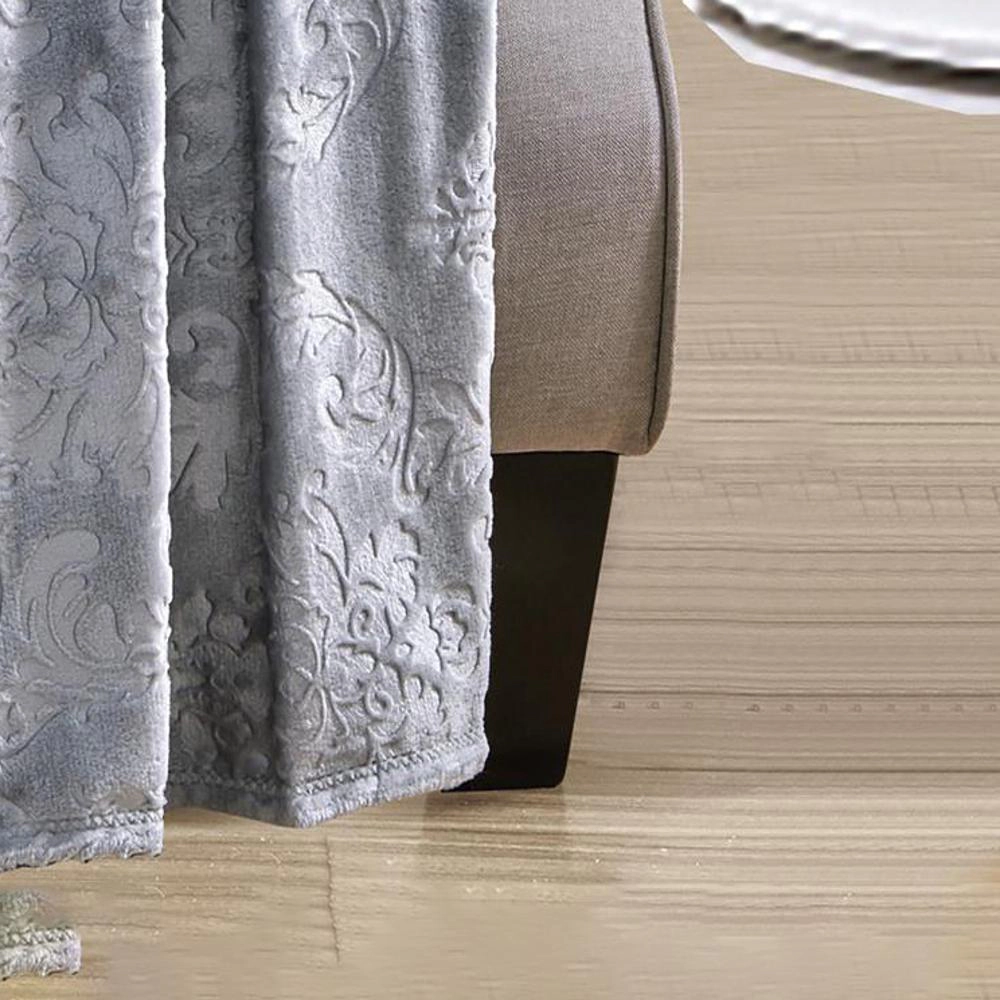 Versailles Ultra Soft Plush Contemporary Embossed Pattern All Season 50" x 60" Throw Blanket