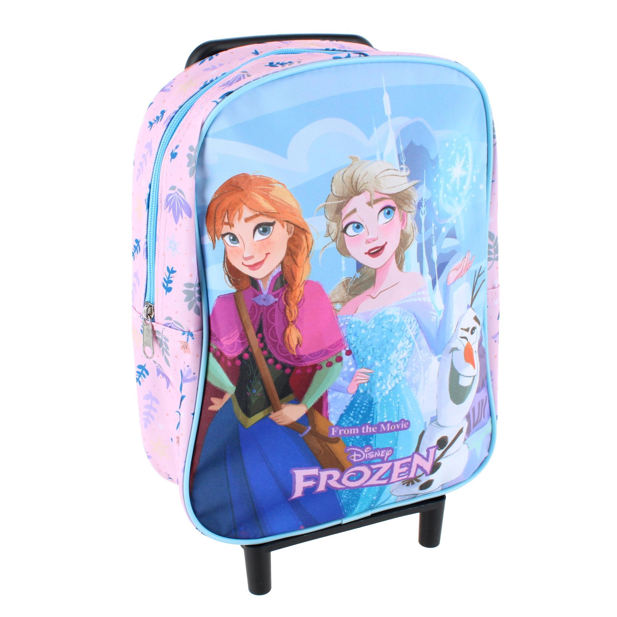 Textiel Trade Girls Anna & Elsa Frozen Rolling Backpack
