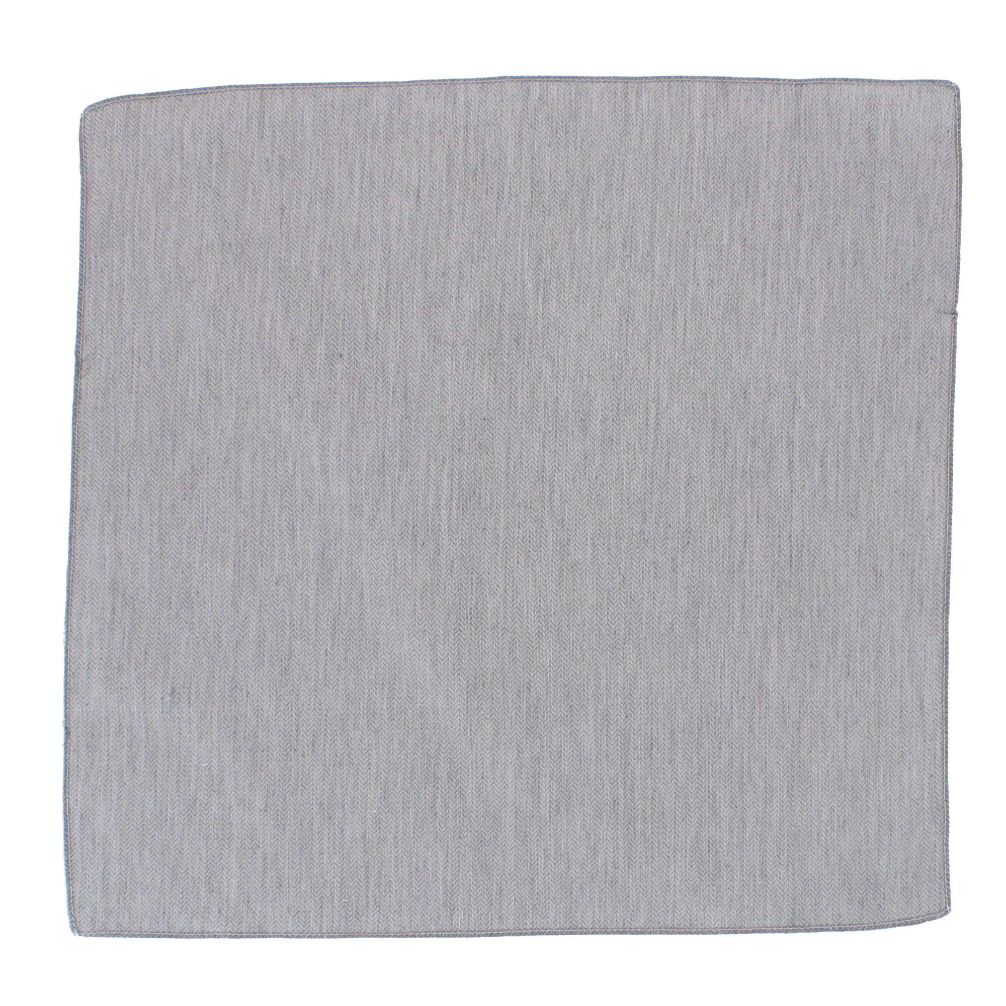 Essentials by Trafalgar Traditional Herringbone and Check Dark Handkerchiefs