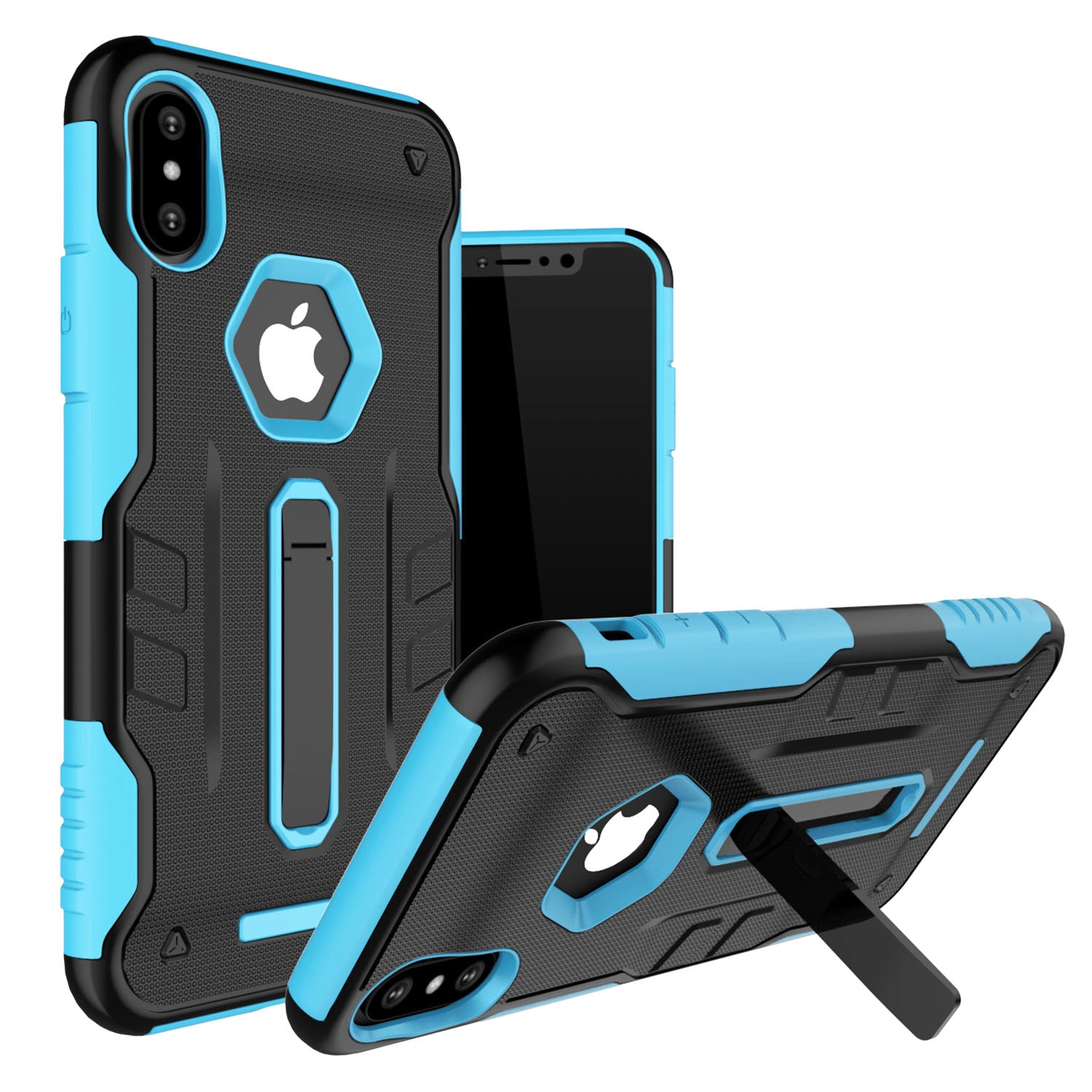 GBruno Dual-Layer Kickstand Case For IPhone X