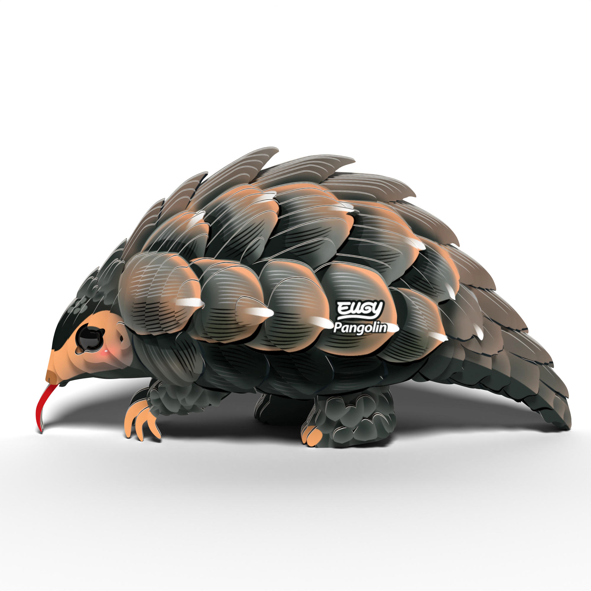 EUGY Pangolin 3D Puzzle - contains 30 puzzle pieces