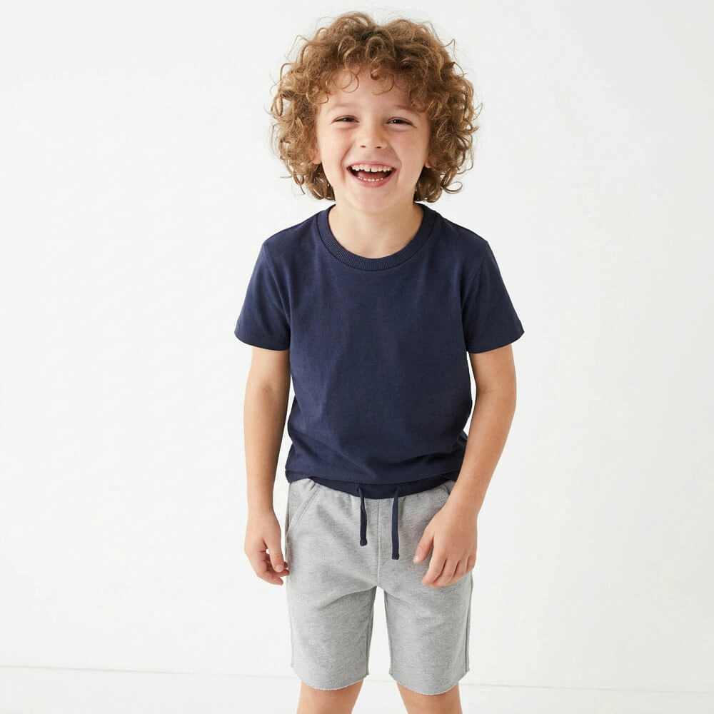Mightly Boys Organic Cotton Short Sleeve Graphic T-Shirts, 2pack