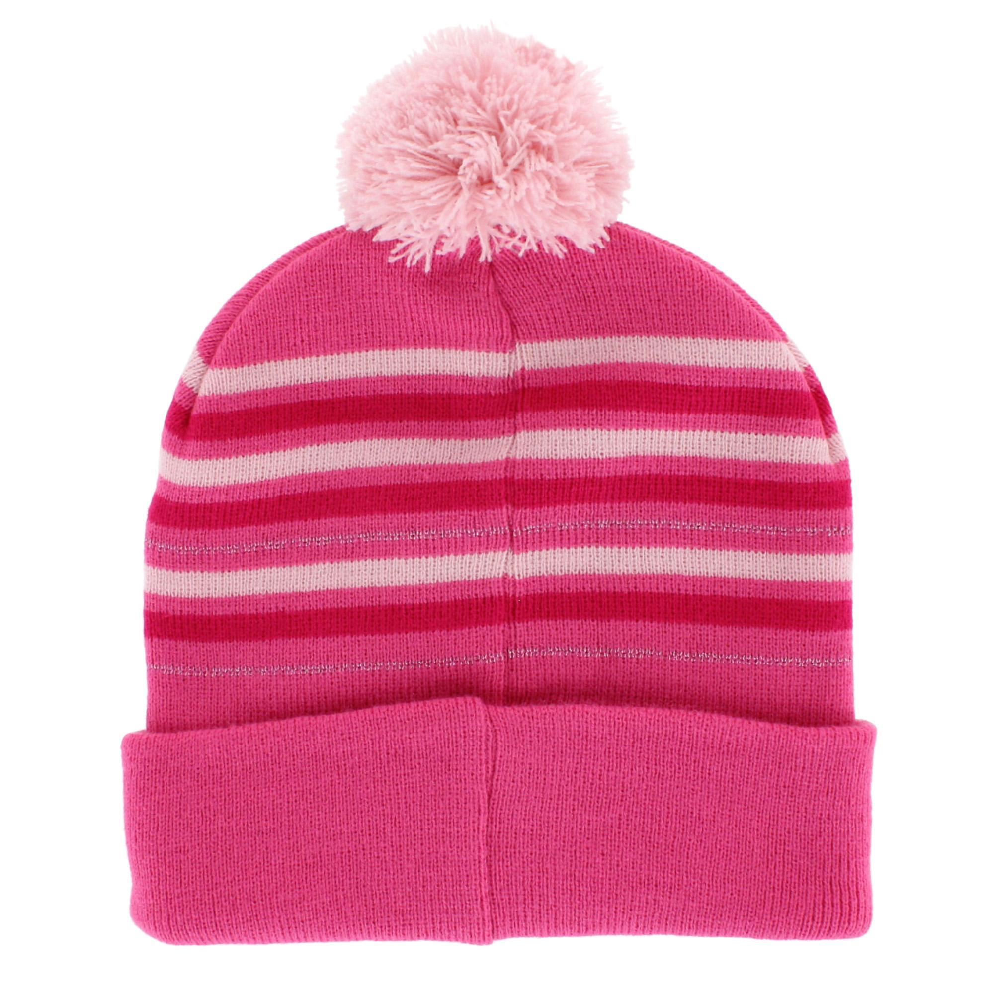 Textiel Trade Girl's Sanrio Hello Kitty Striped Winter Beanie Hat
