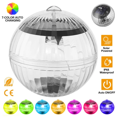 GBruno Solar LED Floating Pool Light