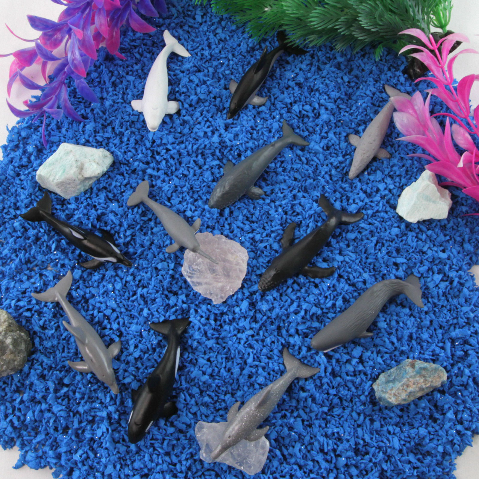 Safari Ltd. - Whale & Dolphins TOOB - contains 11 Mini Figurines