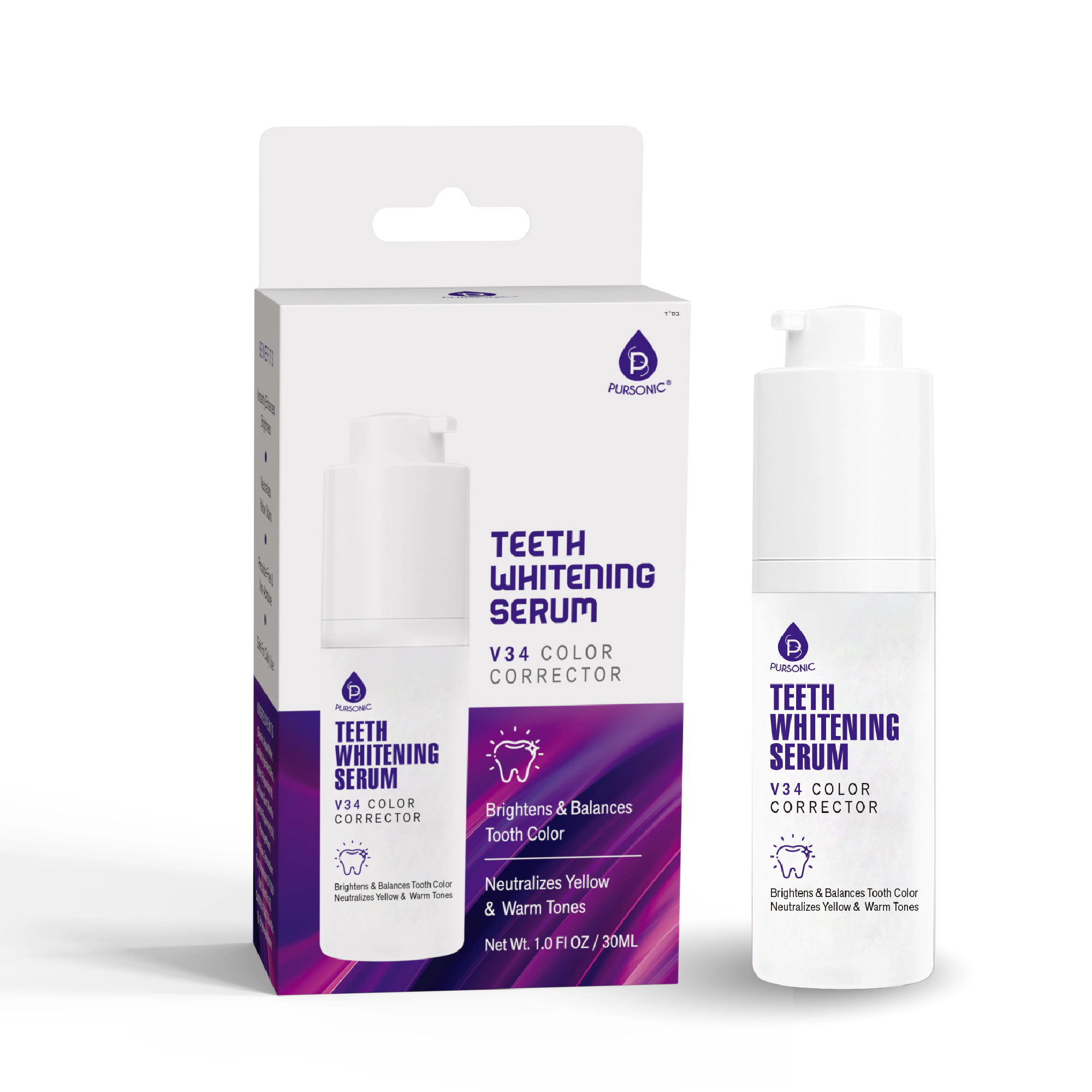 Pursonic Total Smile Confidence System: Professional Teeth Whitening Strips, Teeth Whitening Serum & Teeth Whitening Pen