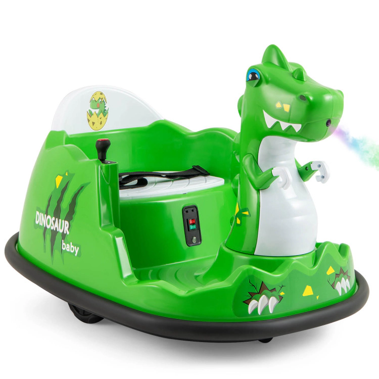 Hivvago 12V Bumper Car with Spray Function and Remote Control for Toddlers Aged 2-5