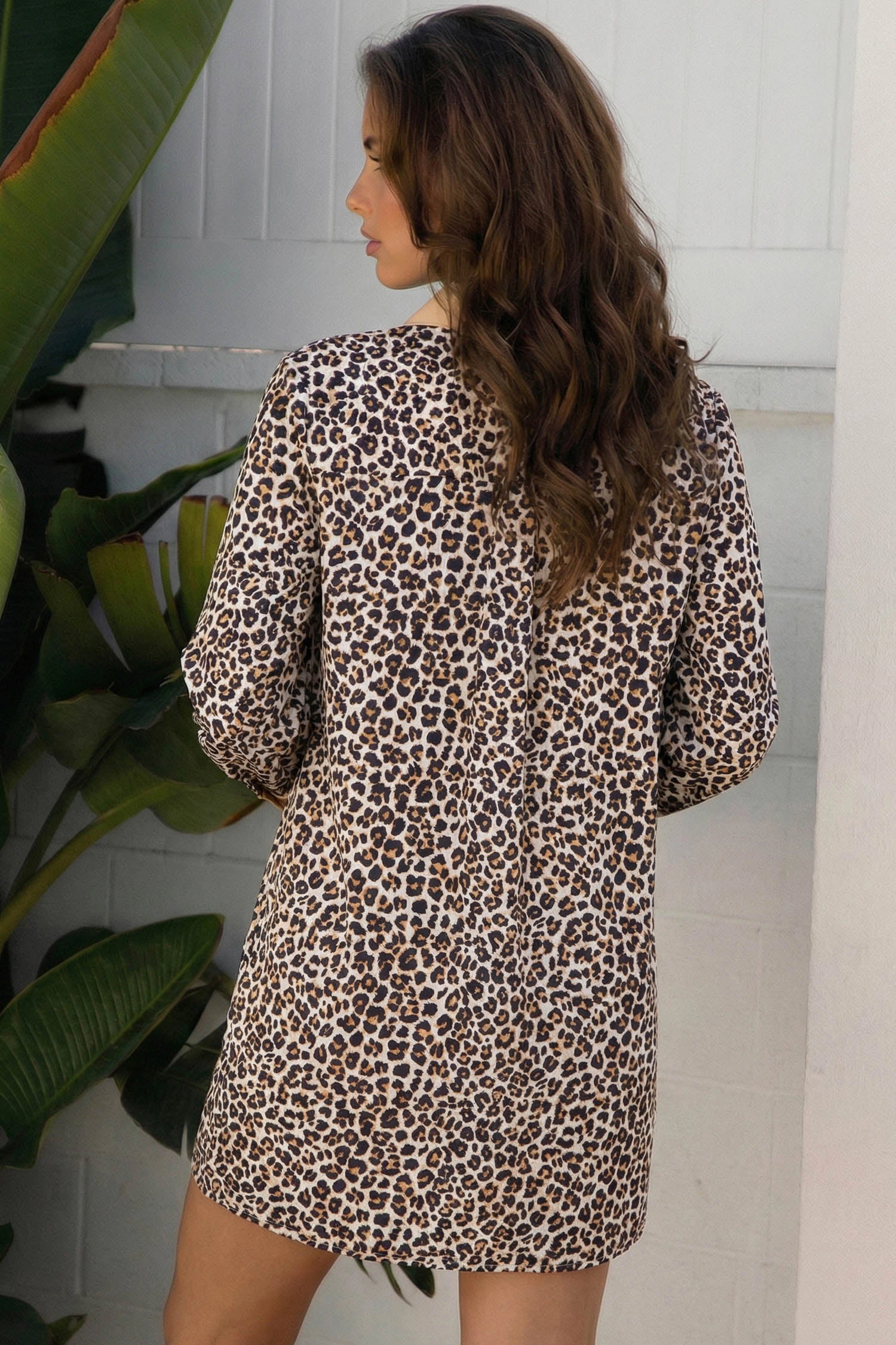 Threaded Pear Women's Gemma Long Sleeve Flared Dress