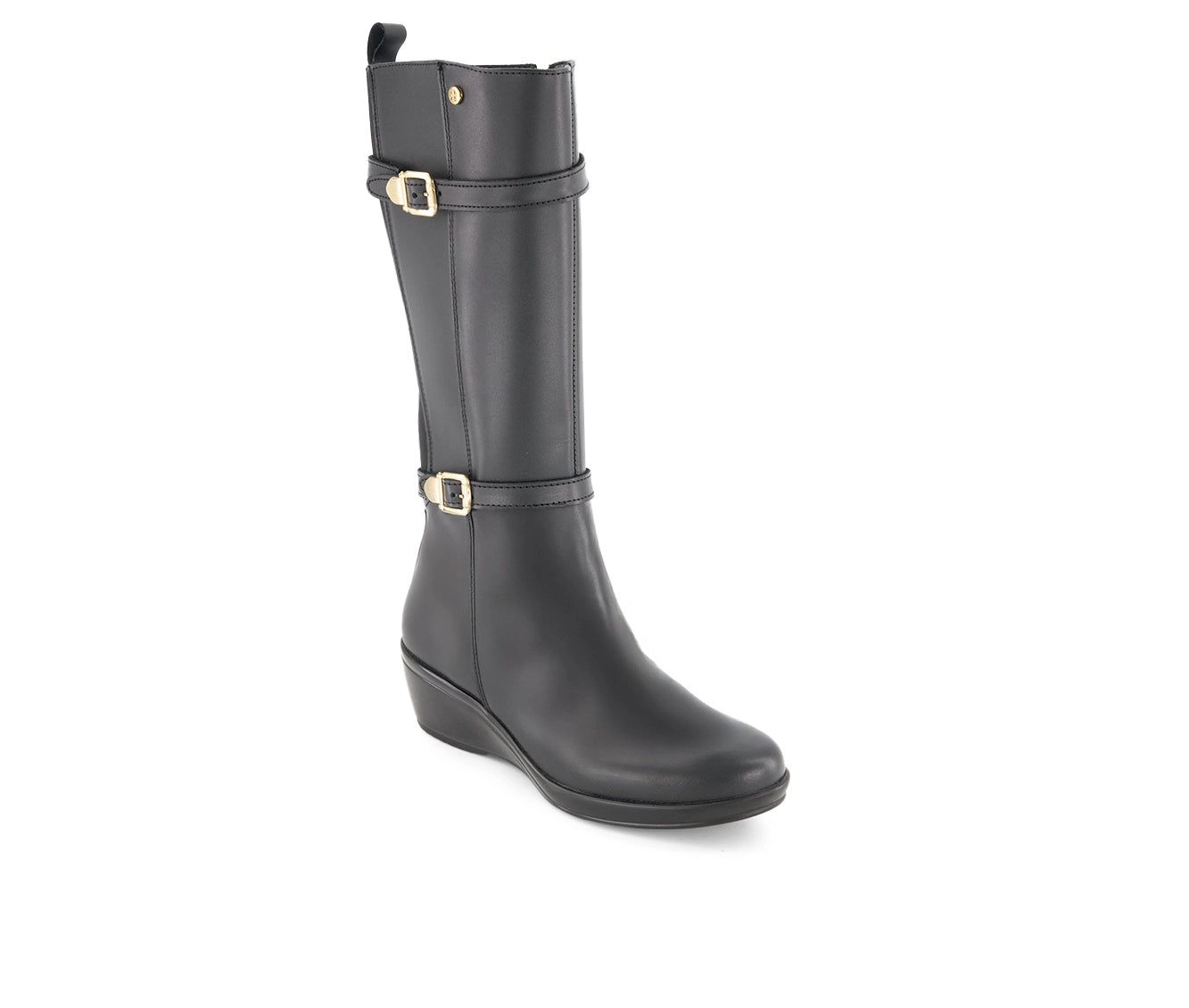 Andrea Womens Leather Tall Riding Boots