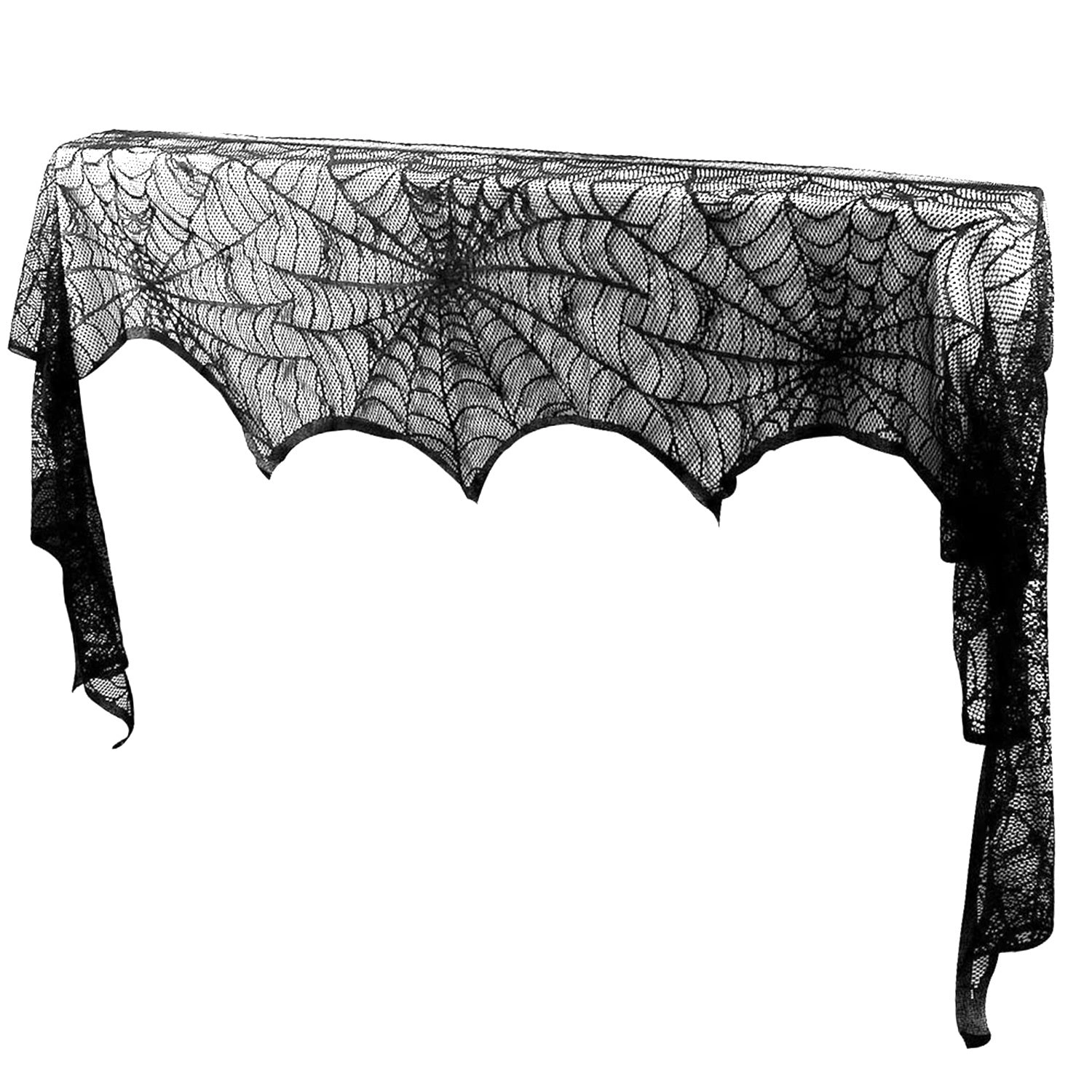 GBruno Lace Spiderweb Fireplace Mantle Scarf 96x18in