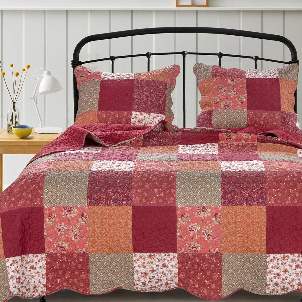 Barefoot Bungalow Country Fair Prewashed And Preshrunk Reversible Pillow Sham