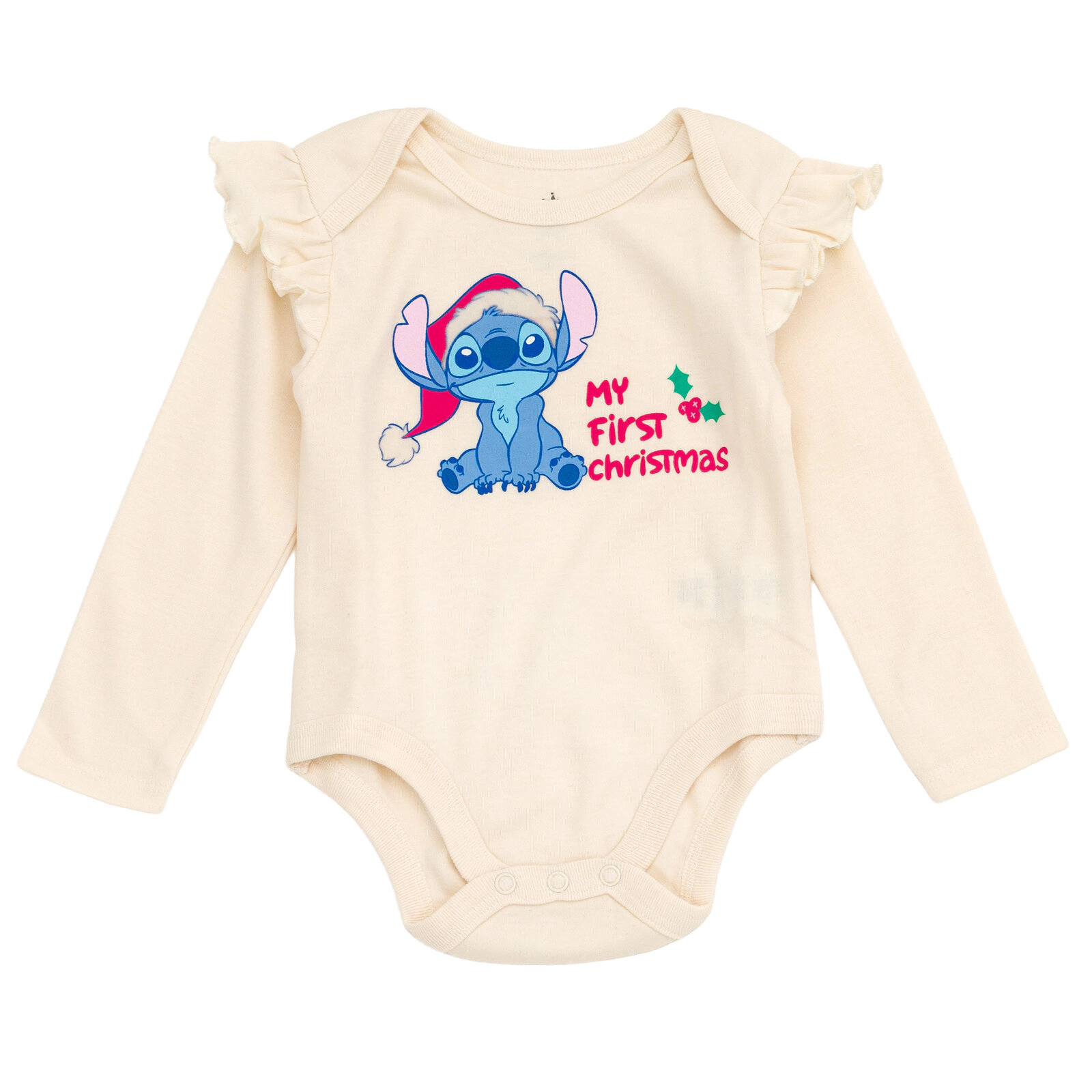 Disney Baby Girls' Christmas Bodysuit and Leggings Set
