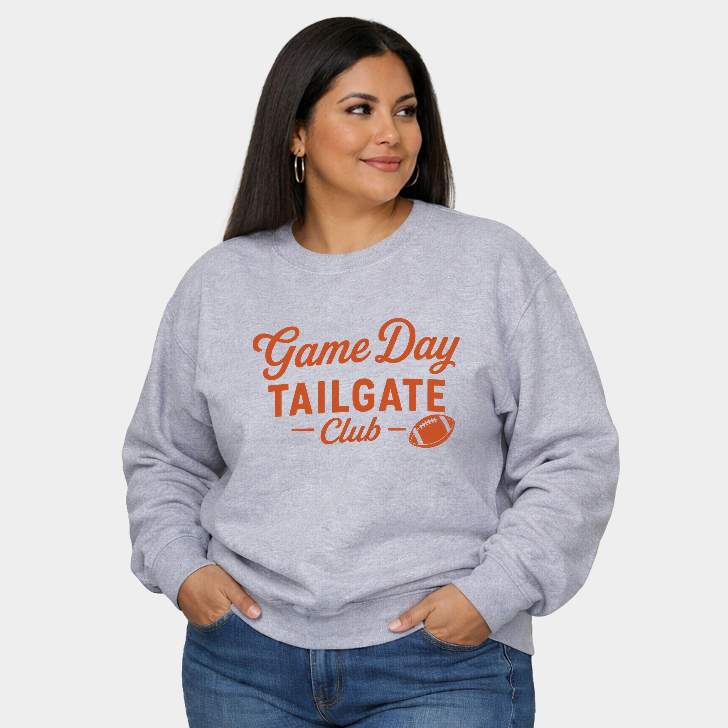 Simply Sage Market - Women's Plus Sized Graphic Sweatshirt Game Day Tailgate Club