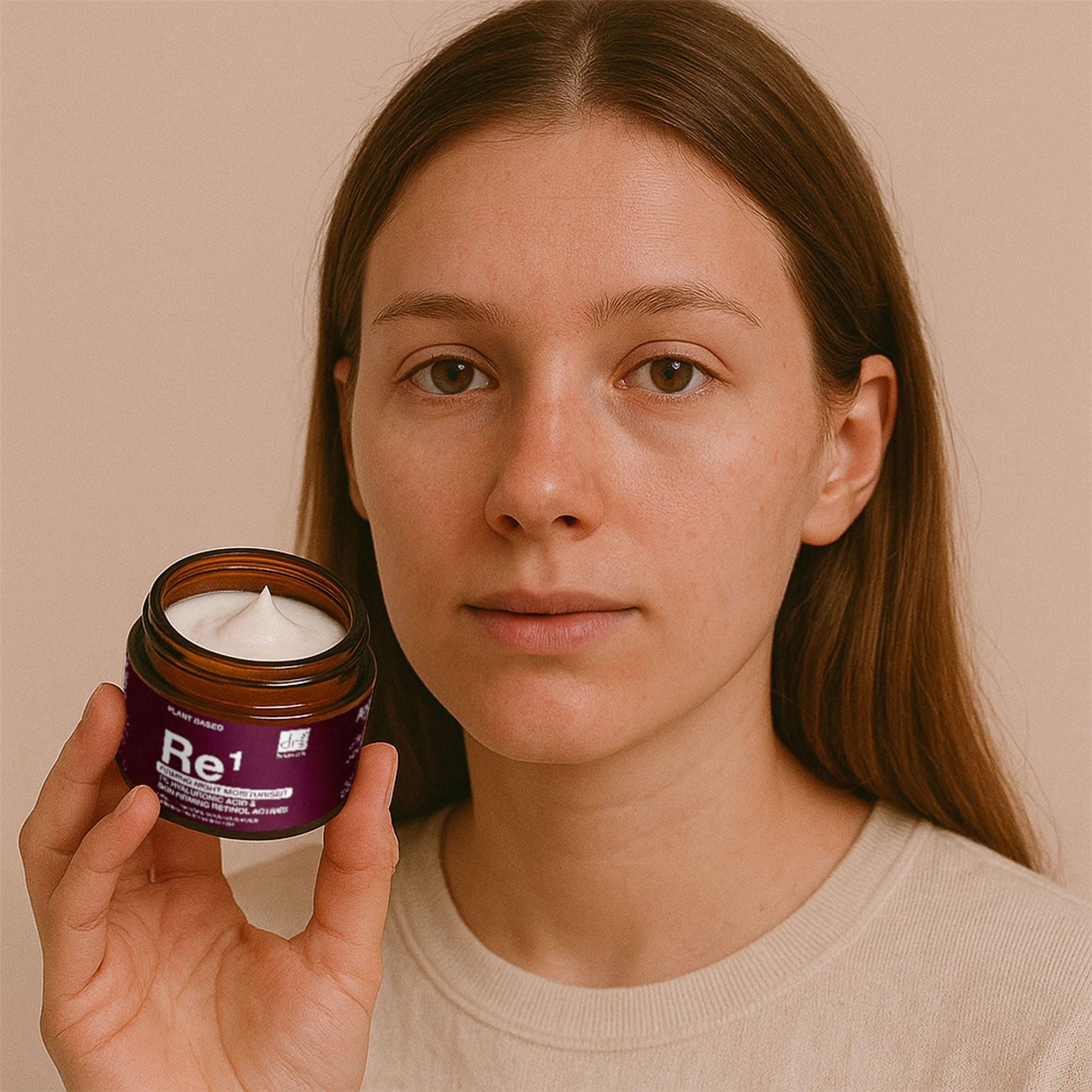 Dr. Botanicals Firming Night Moisturiser with Retinol and 1% Hyaluronic Acid, Vitamin E, 60ml