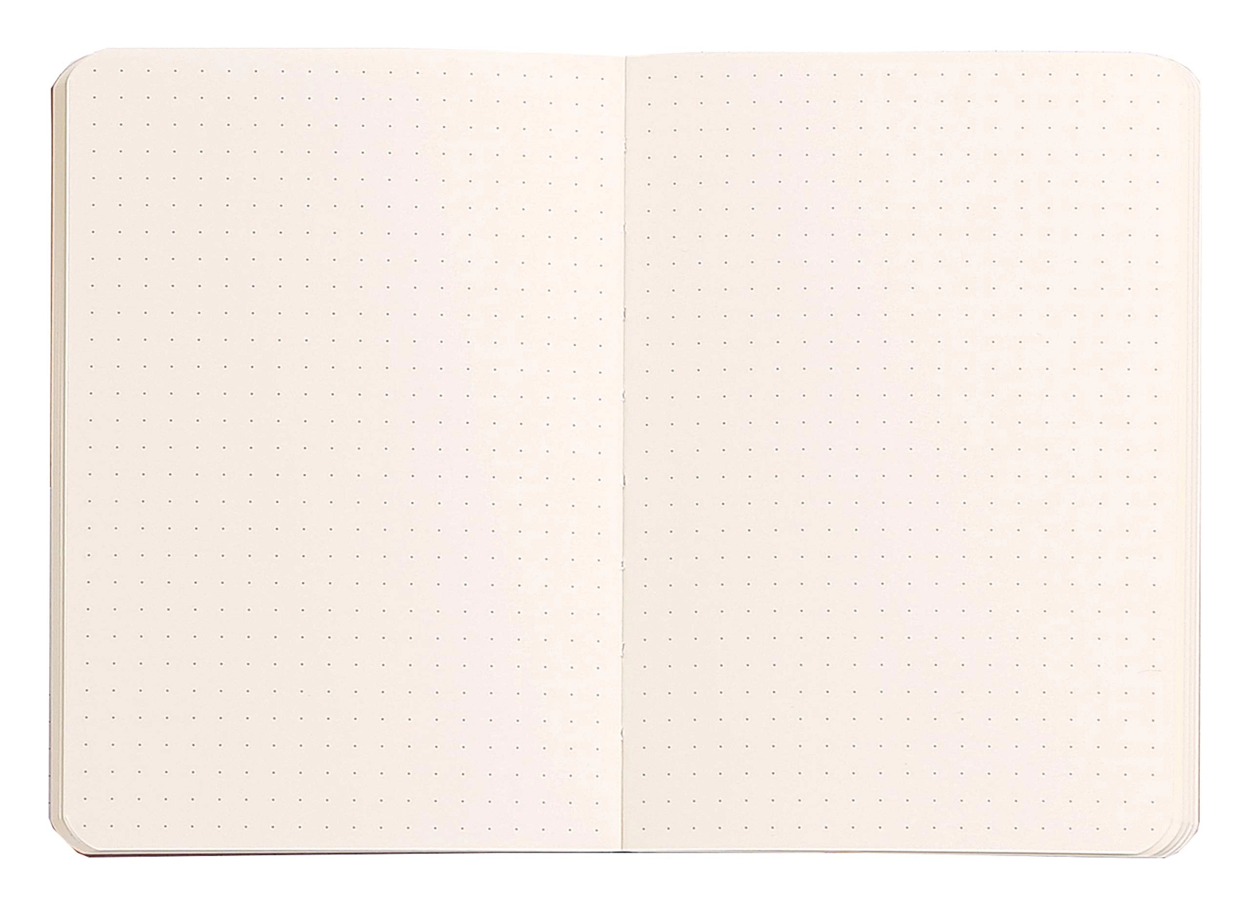 Rhodia Rhodiarama Softcover Dot Grid Notebook - 72 Sheets - 4 x 5.5 in - Purple